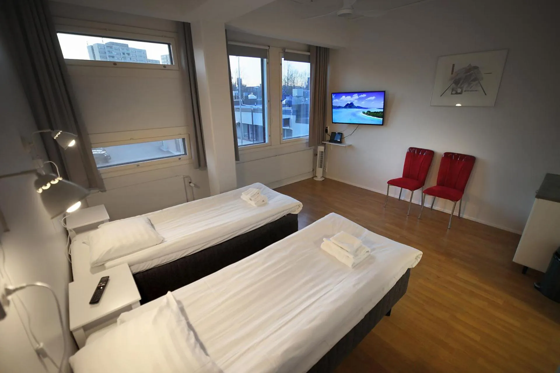 Bedroom, Bed in Hotelli Kerava