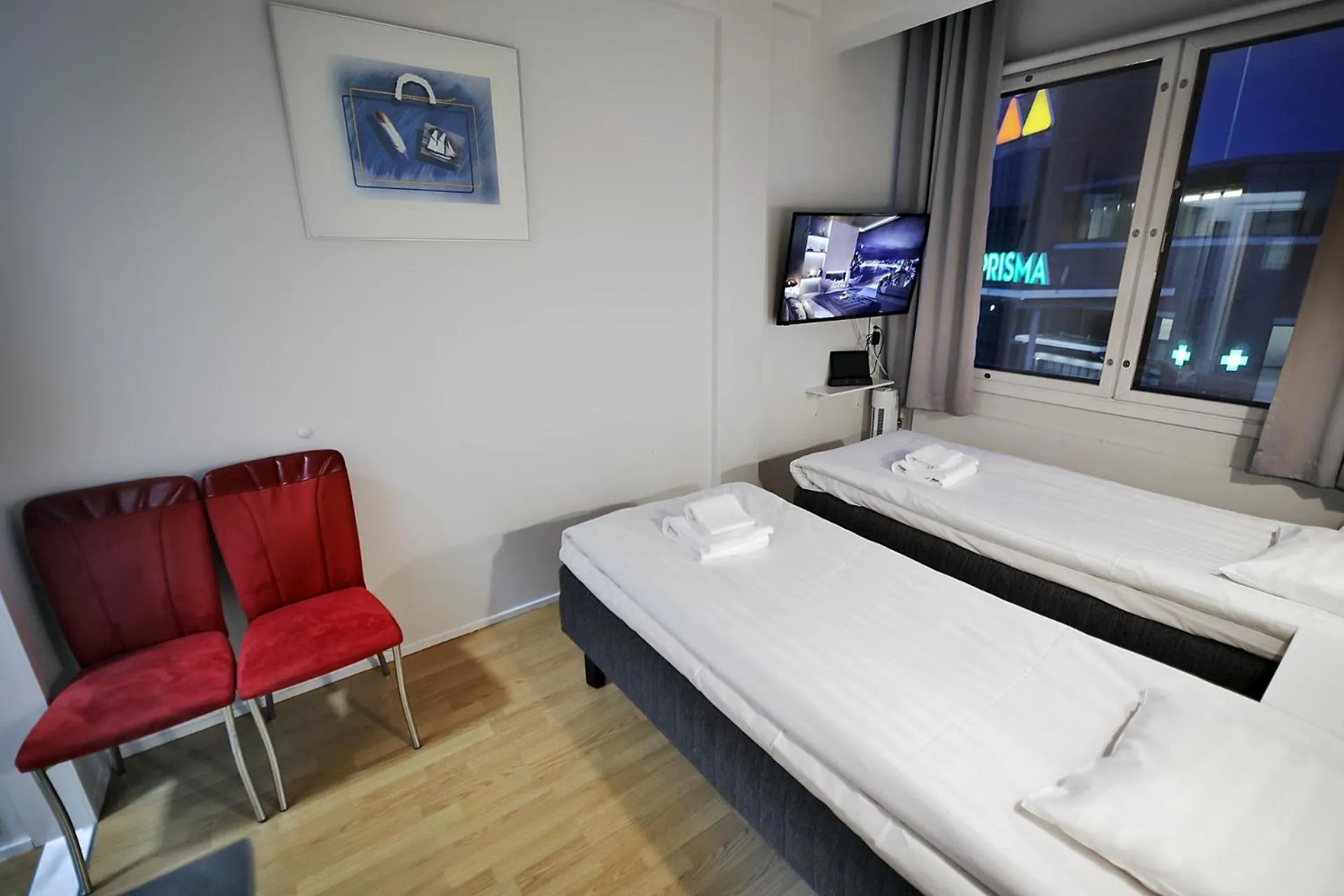 Bedroom, Bed in Hotelli Kerava