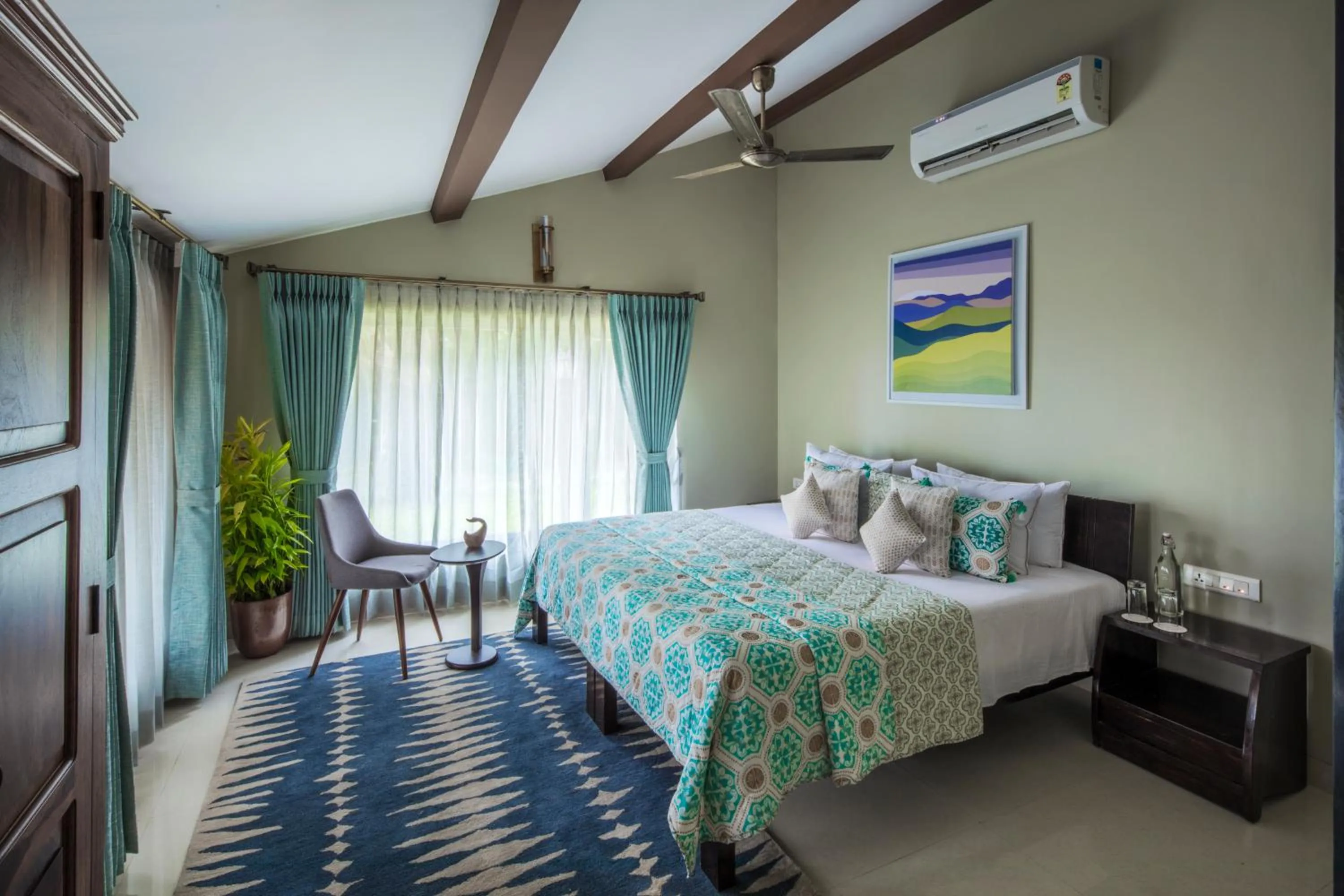 Bedroom, Bed in amã Stays & Sluice House Lonavala