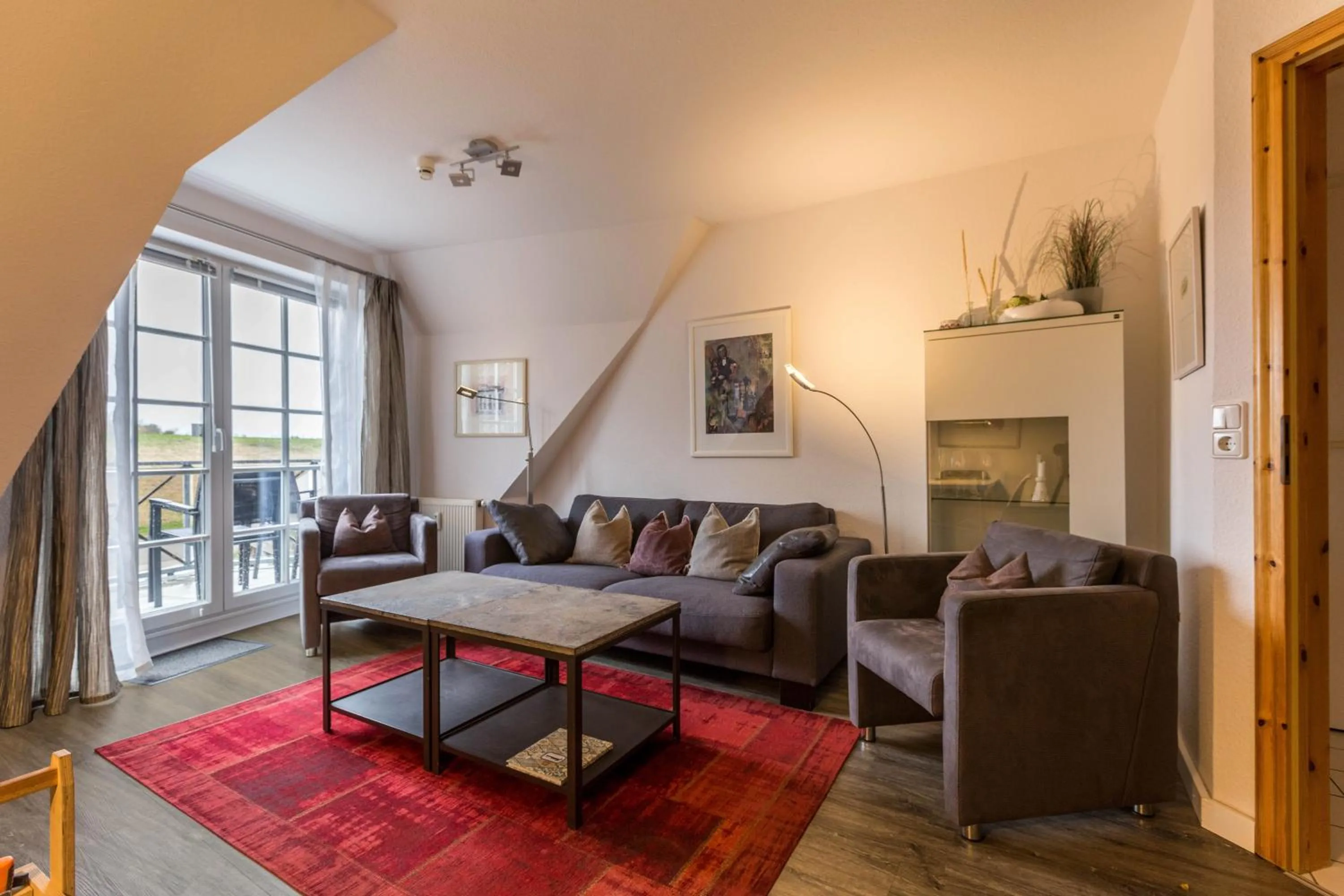 Living room in Ferienwohnung Ulstrup