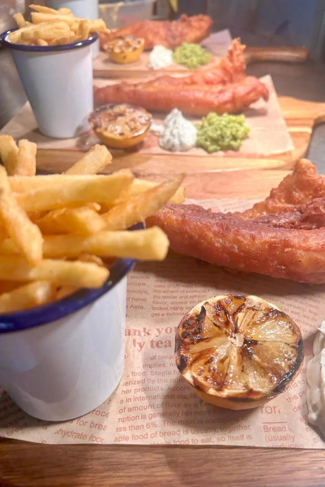 Food and drinks in Three Tuns Ashwell