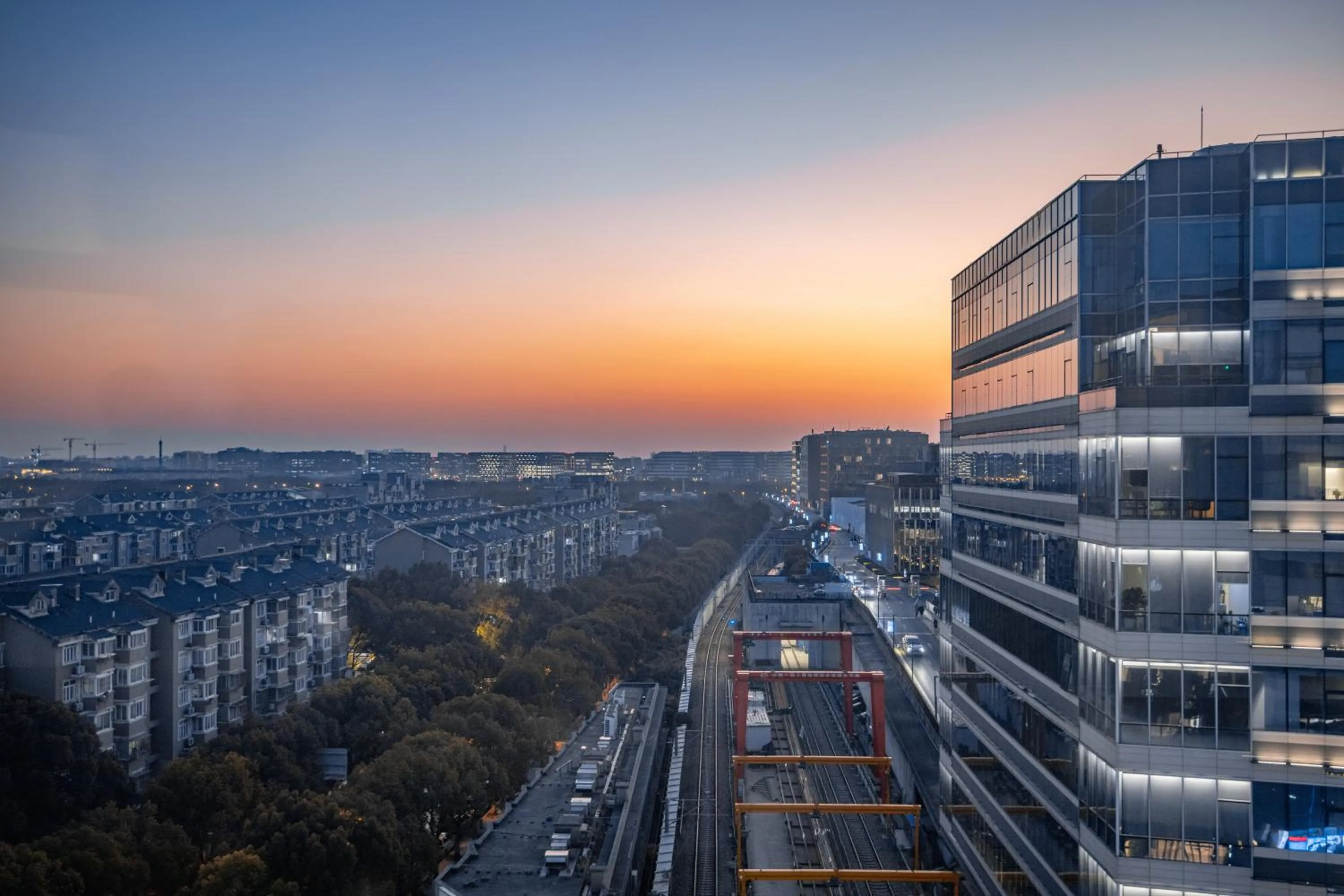 Property building in Dijing Hotel Shanghai