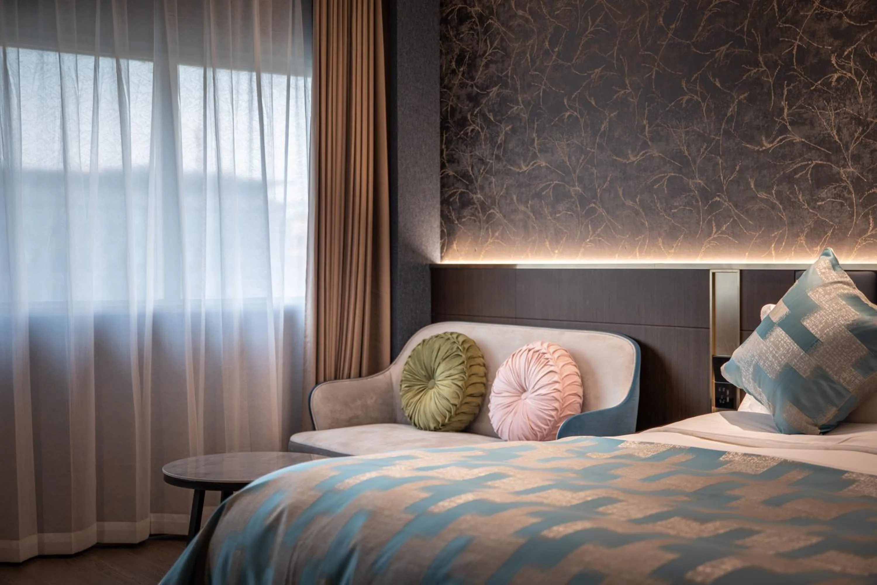 Bed in Dijing Hotel Shanghai