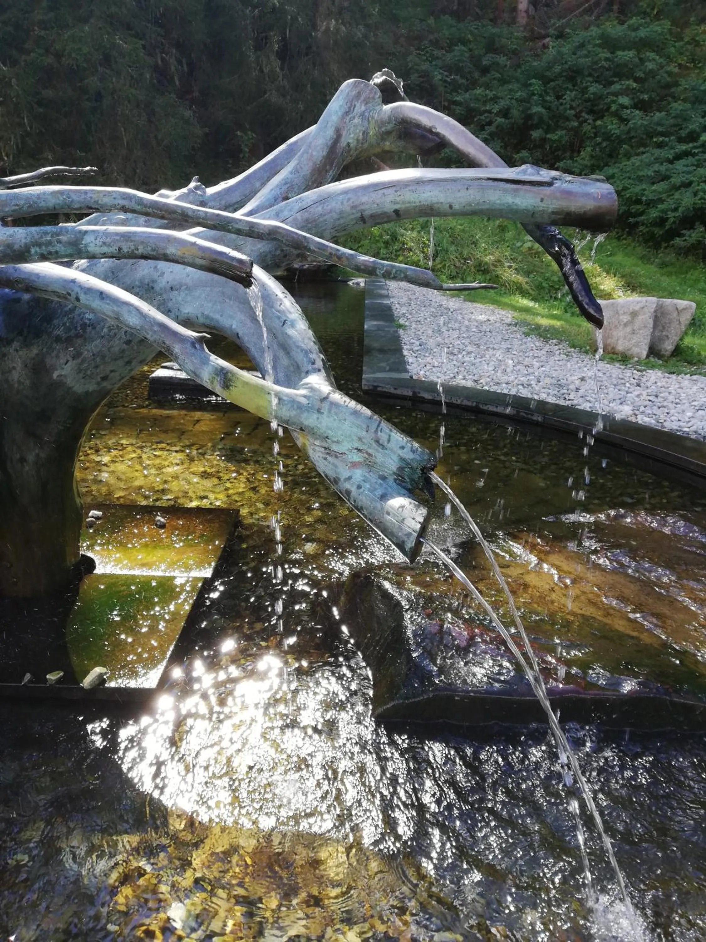 Garden view in Das Unterrain Lifestyle Hotel