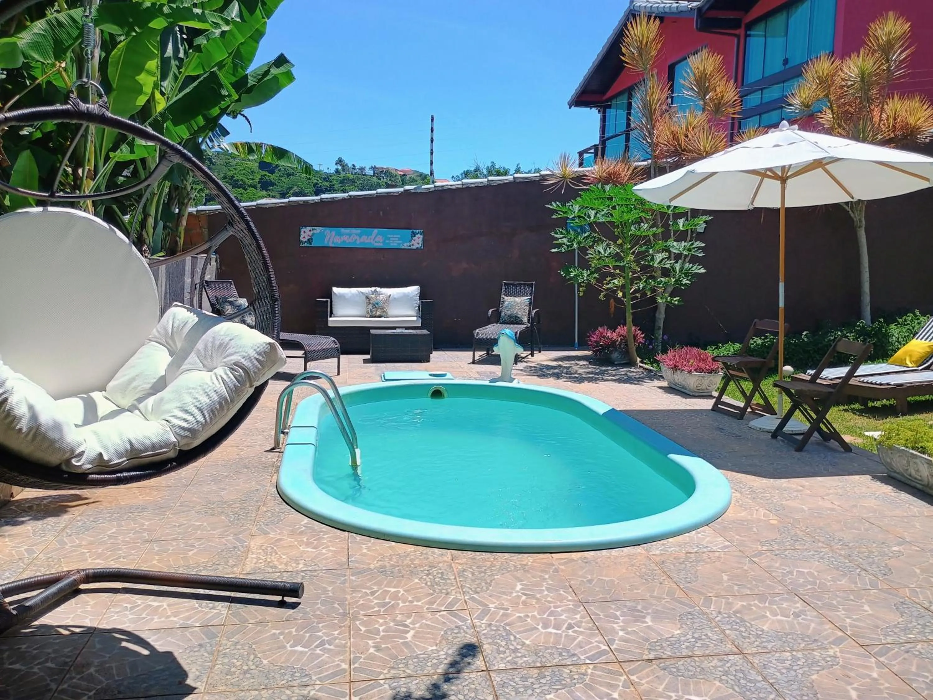 Garden in Namorada Brava Guest House