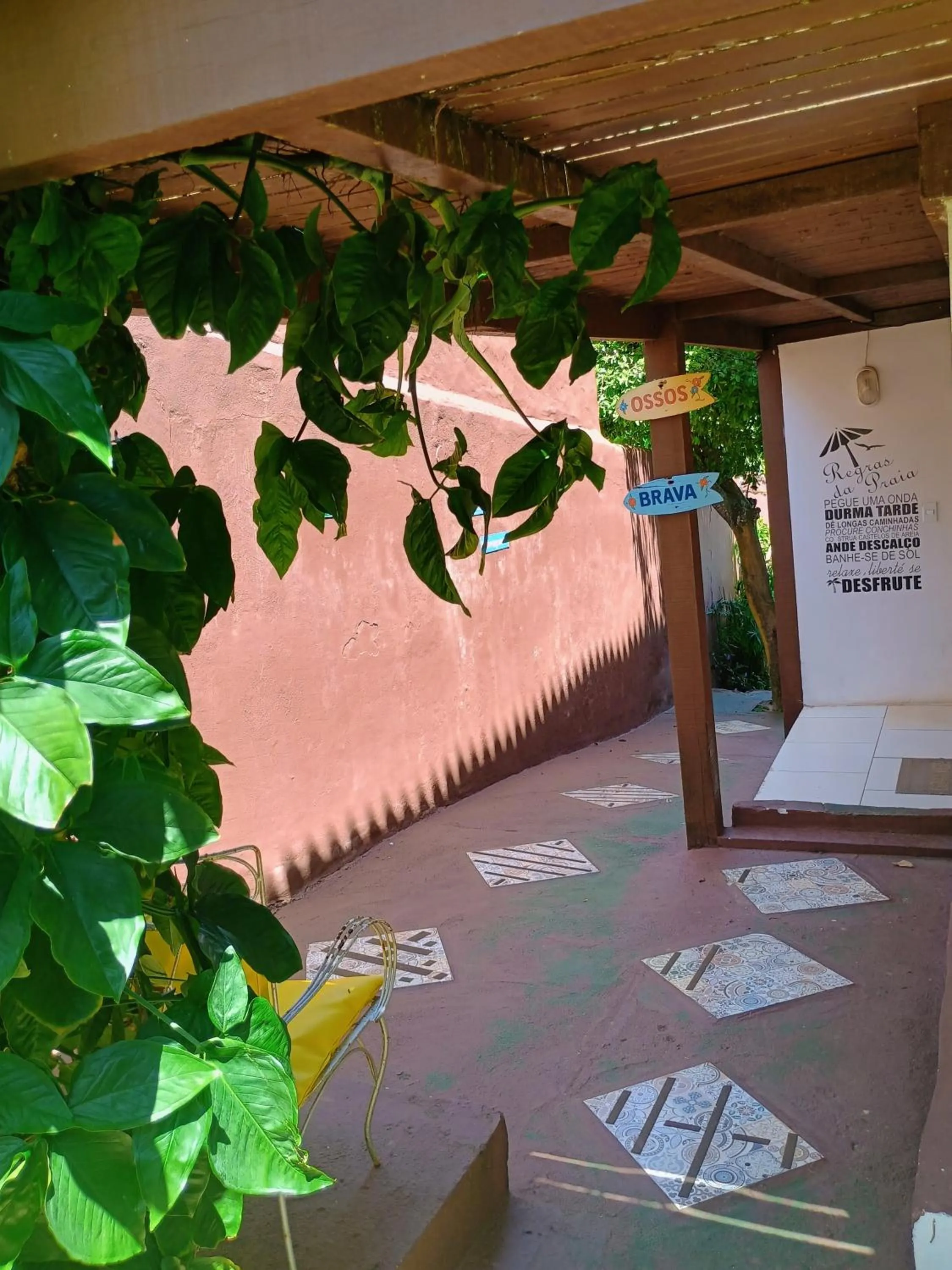 Garden view in Namorada Brava Guest House