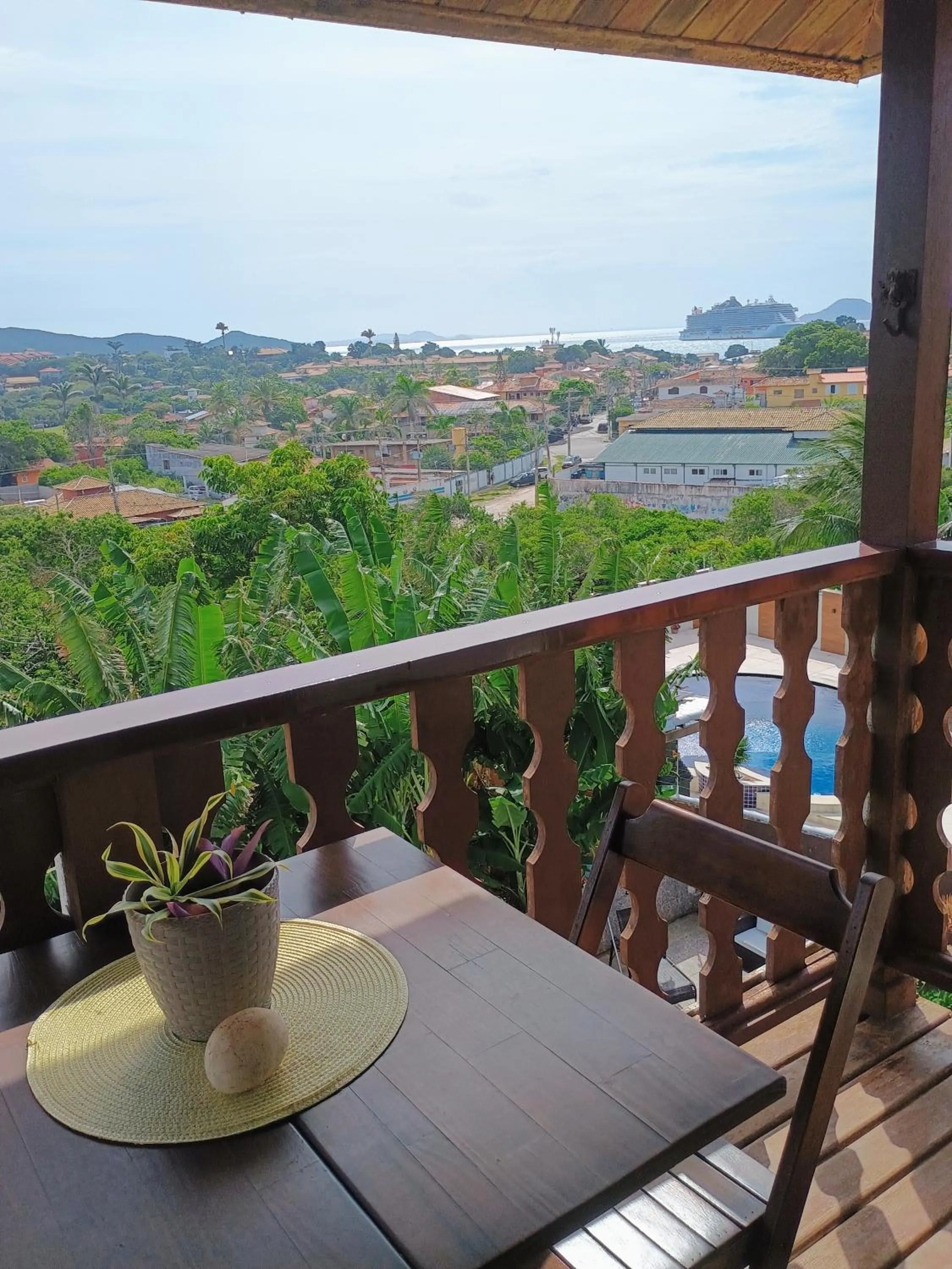 Sea view in Namorada Brava Guest House