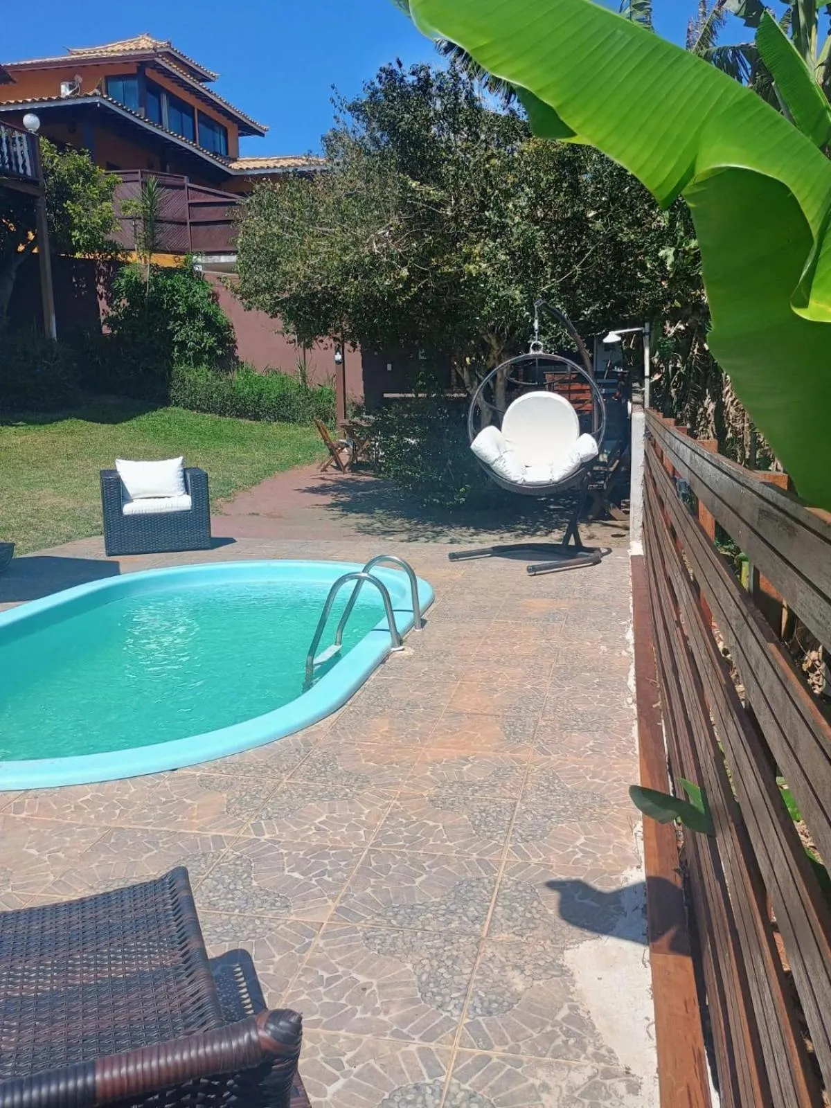 Swimming pool in Namorada Brava Guest House