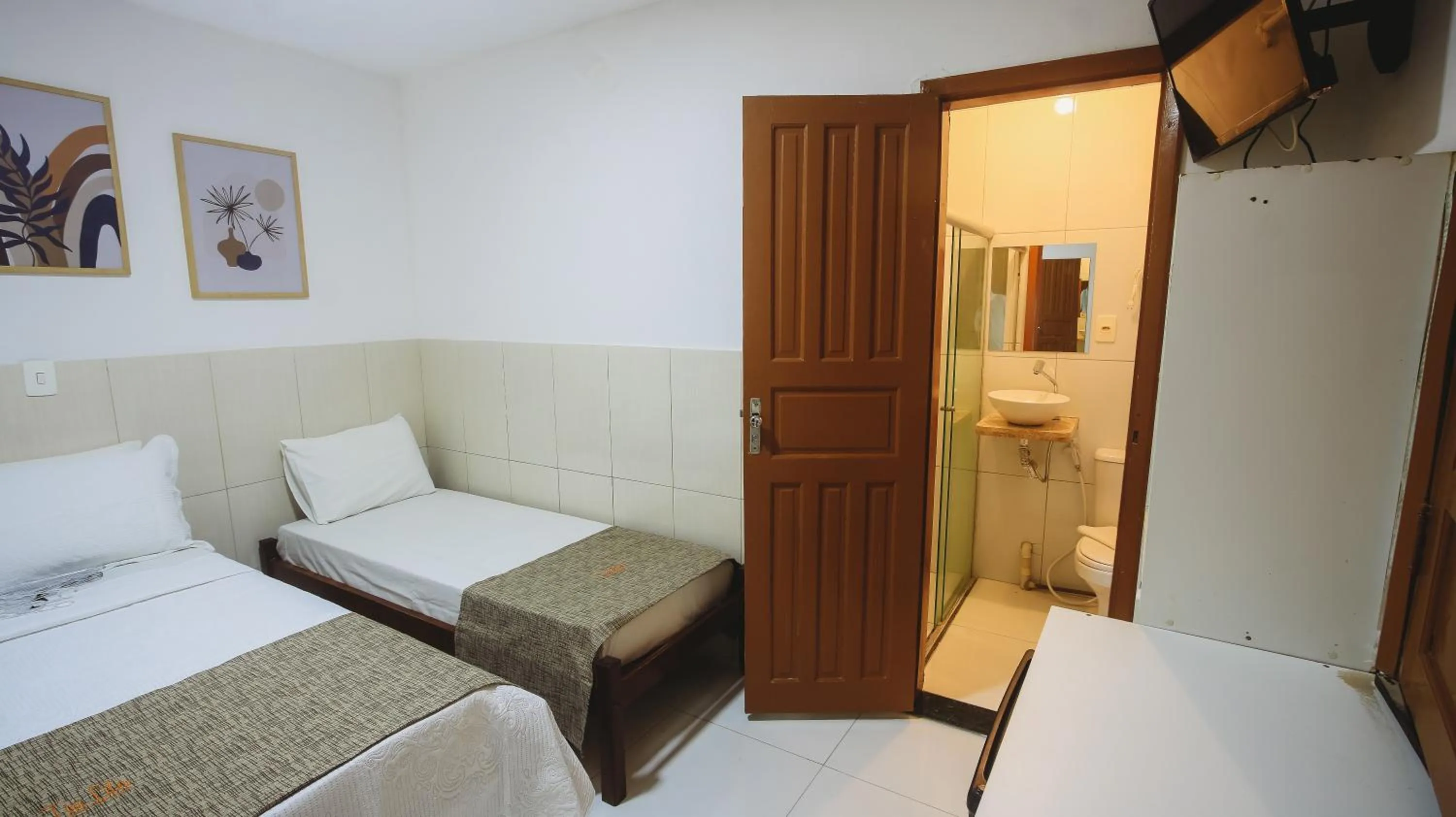 Bed in Pousada e Restaurante Tia Lita