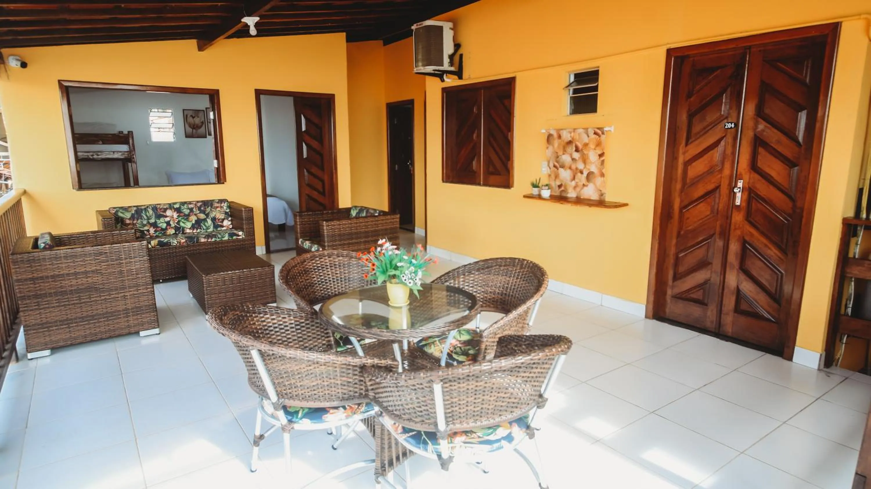 Balcony/Terrace in Pousada e Restaurante Tia Lita