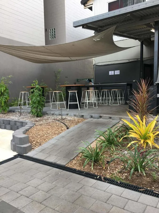 Patio in The Cozy Hostel - Motel