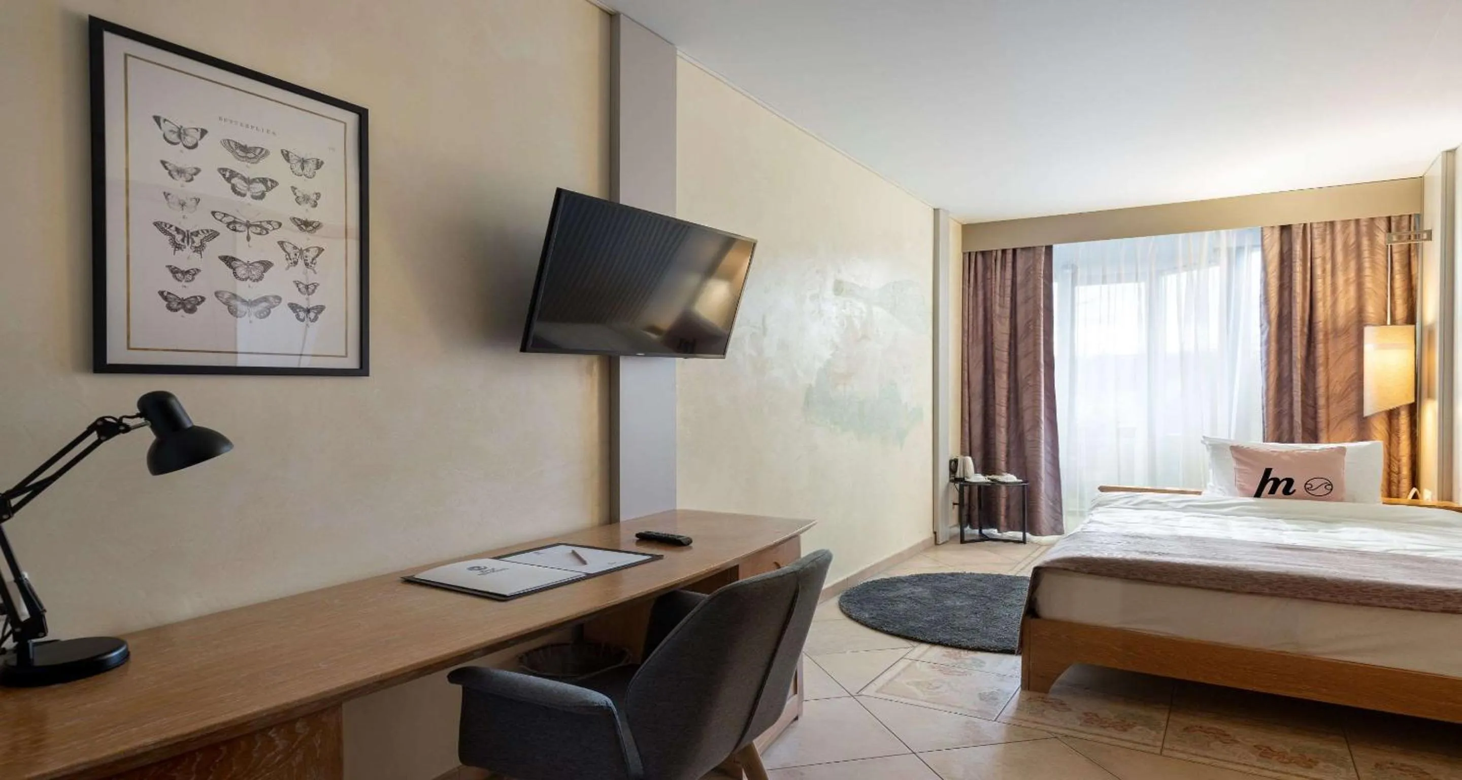 Bedroom, Bed in SeePark Hotel Murten