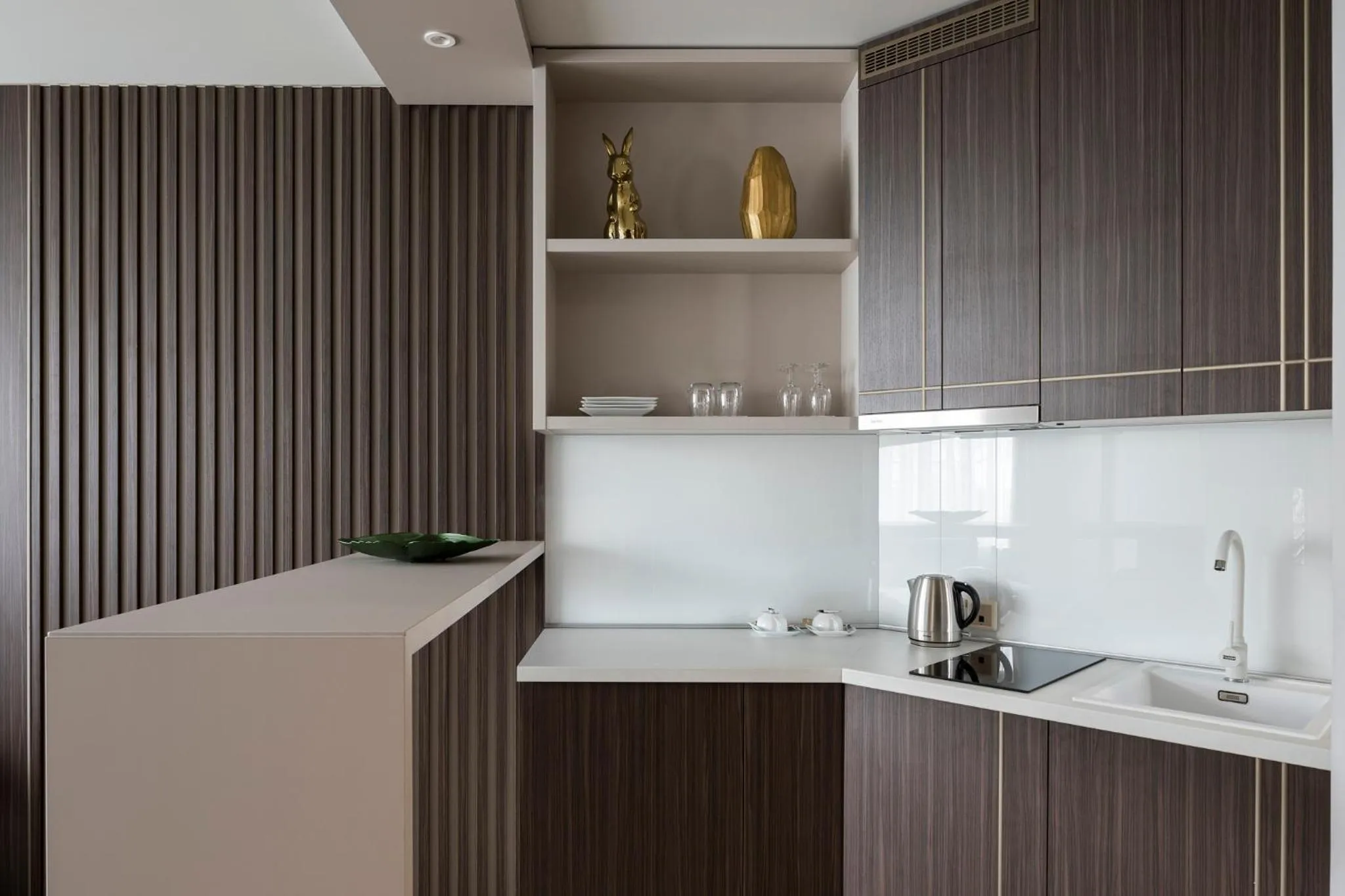 Kitchen or kitchenette in SeePark Hotel Murten