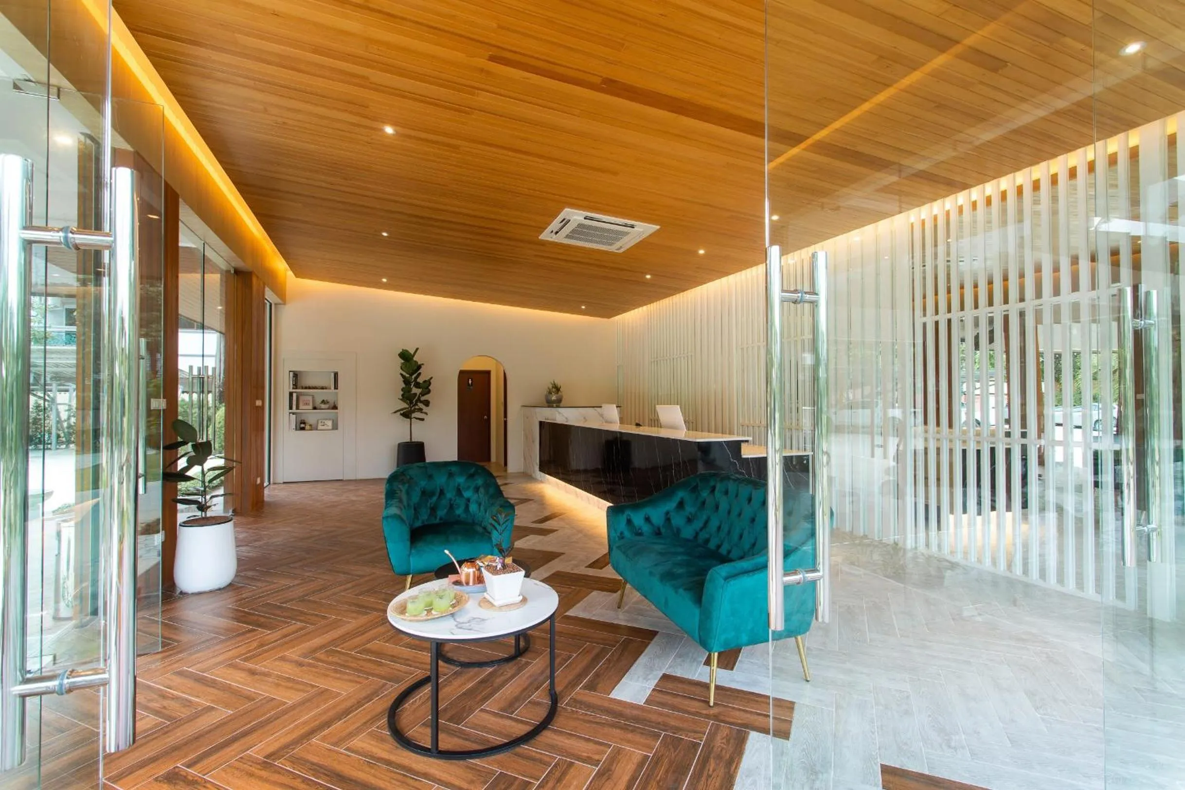 Lobby or reception in The Canale Samui Resort