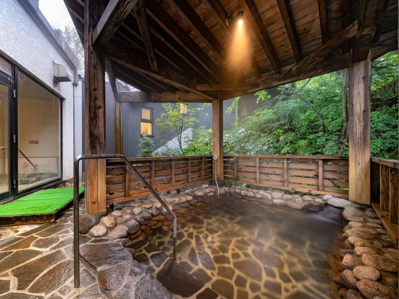 Open Air Bath in Appikogen Mori no Hotel