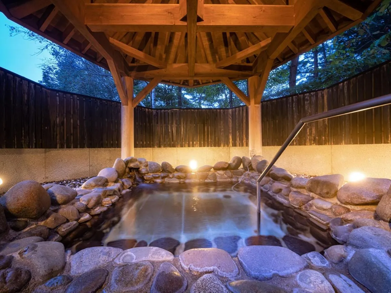 Open Air Bath in Appikogen Mori no Hotel