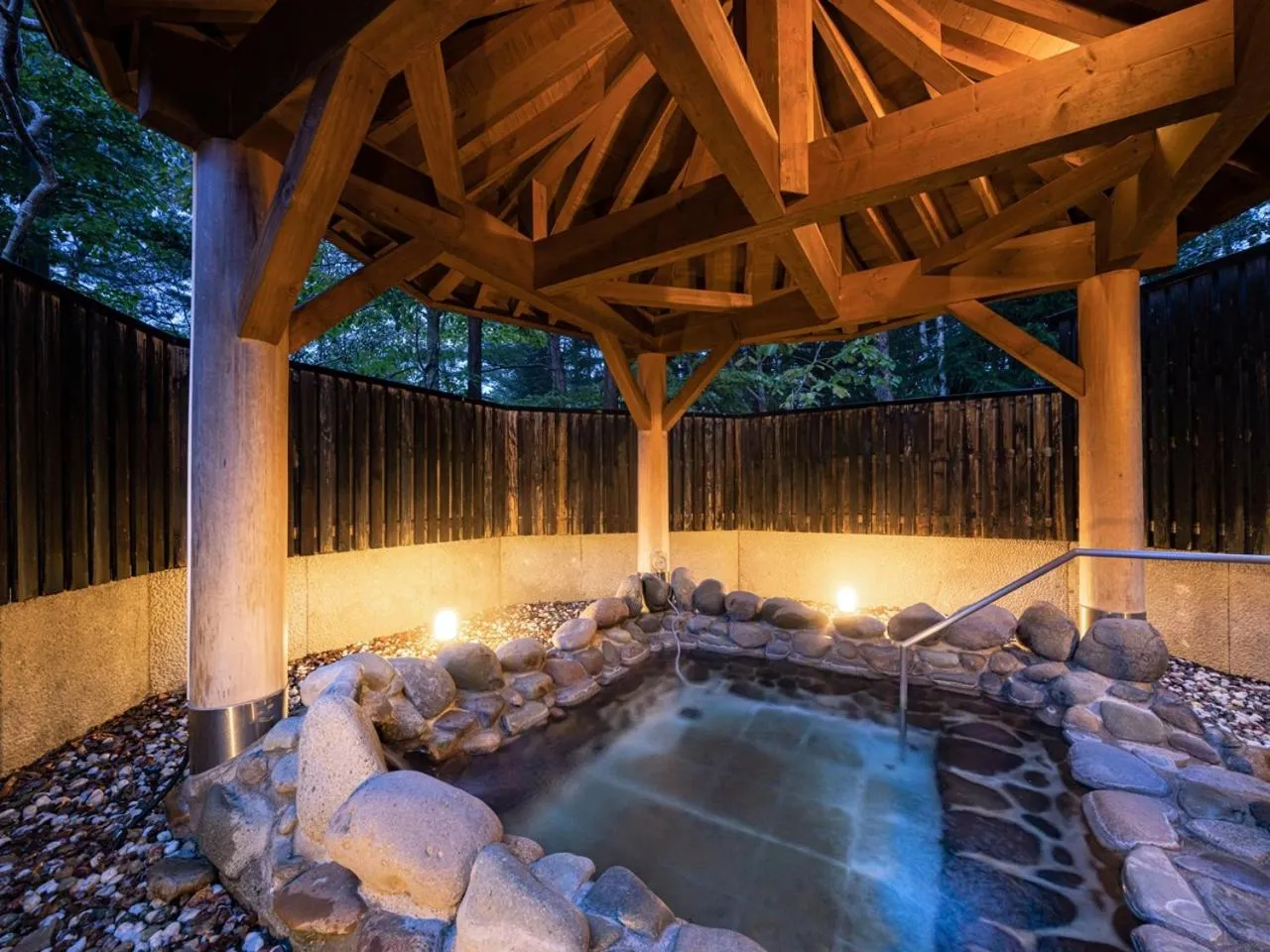 Open Air Bath in Appikogen Mori no Hotel