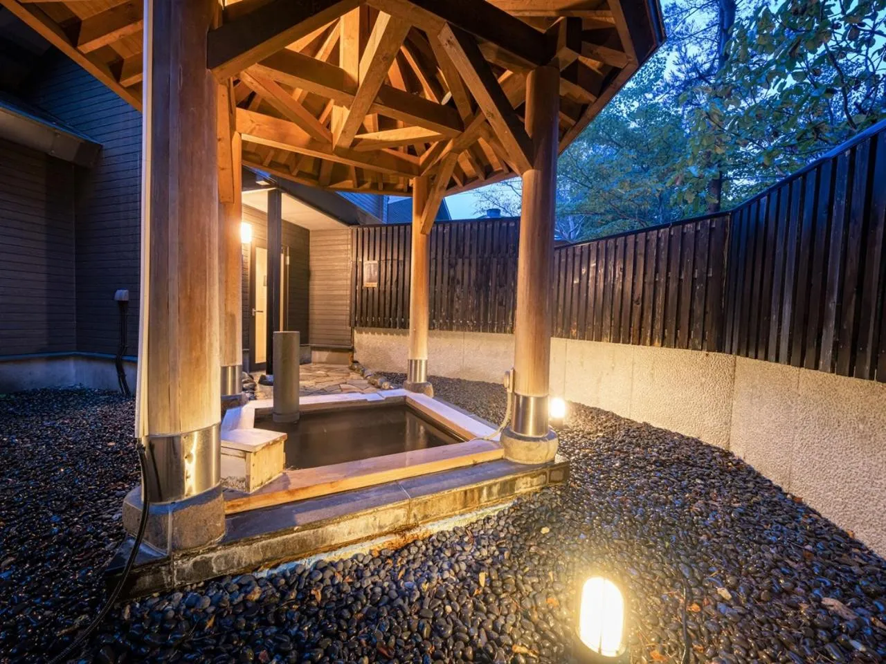 Open Air Bath in Appikogen Mori no Hotel