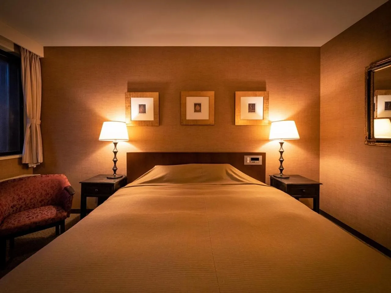 Bed in Appikogen Mori no Hotel