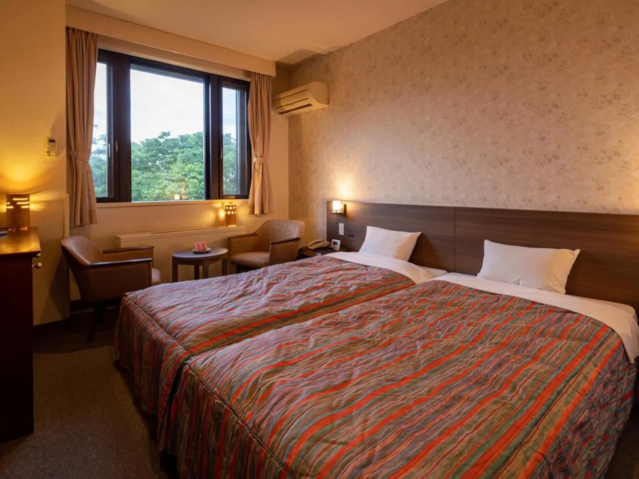 Bed in Appikogen Mori no Hotel