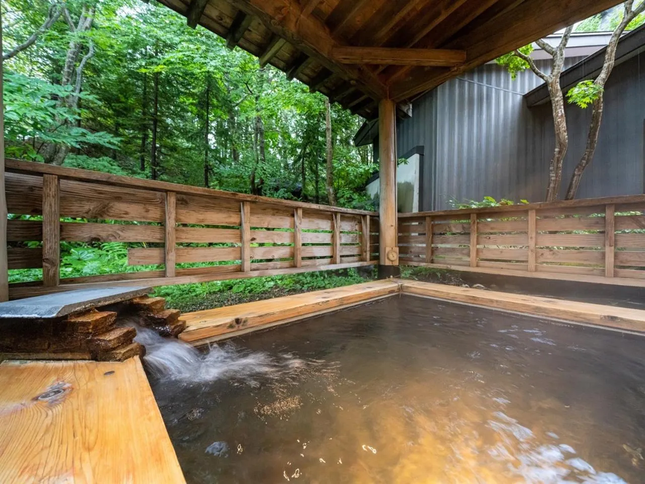 Open Air Bath in Appikogen Mori no Hotel