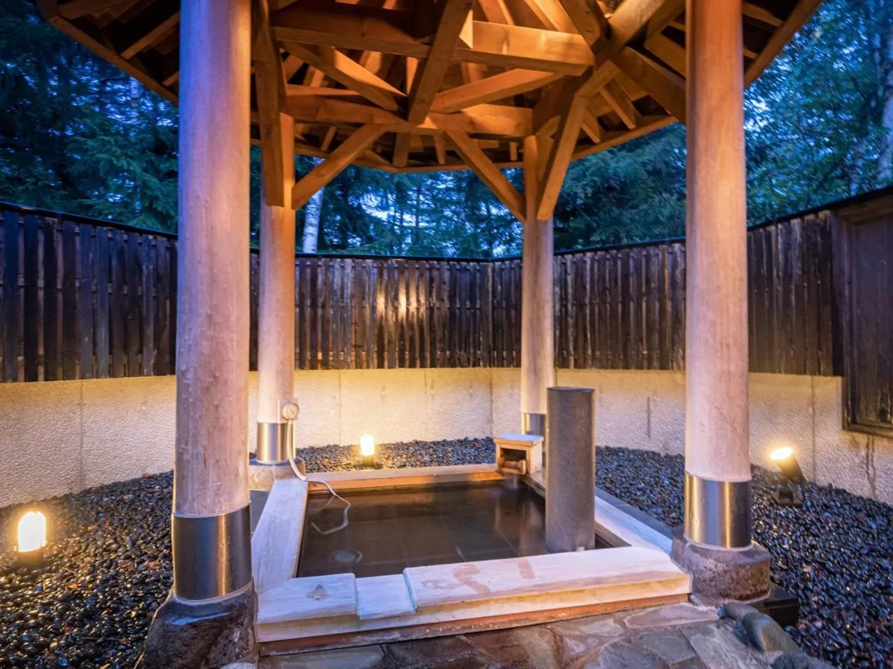 Open Air Bath in Appikogen Mori no Hotel
