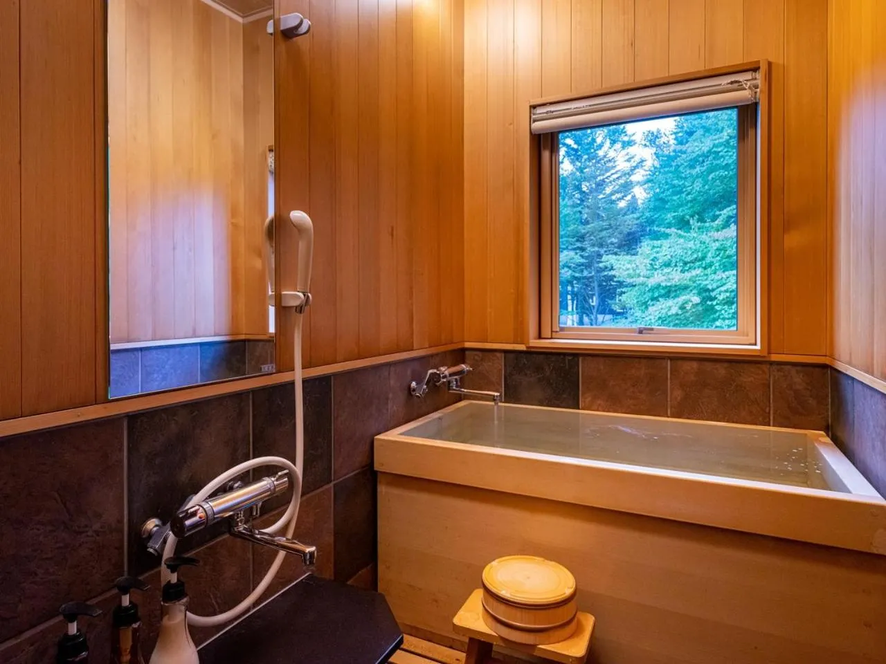 Shower in Appikogen Mori no Hotel