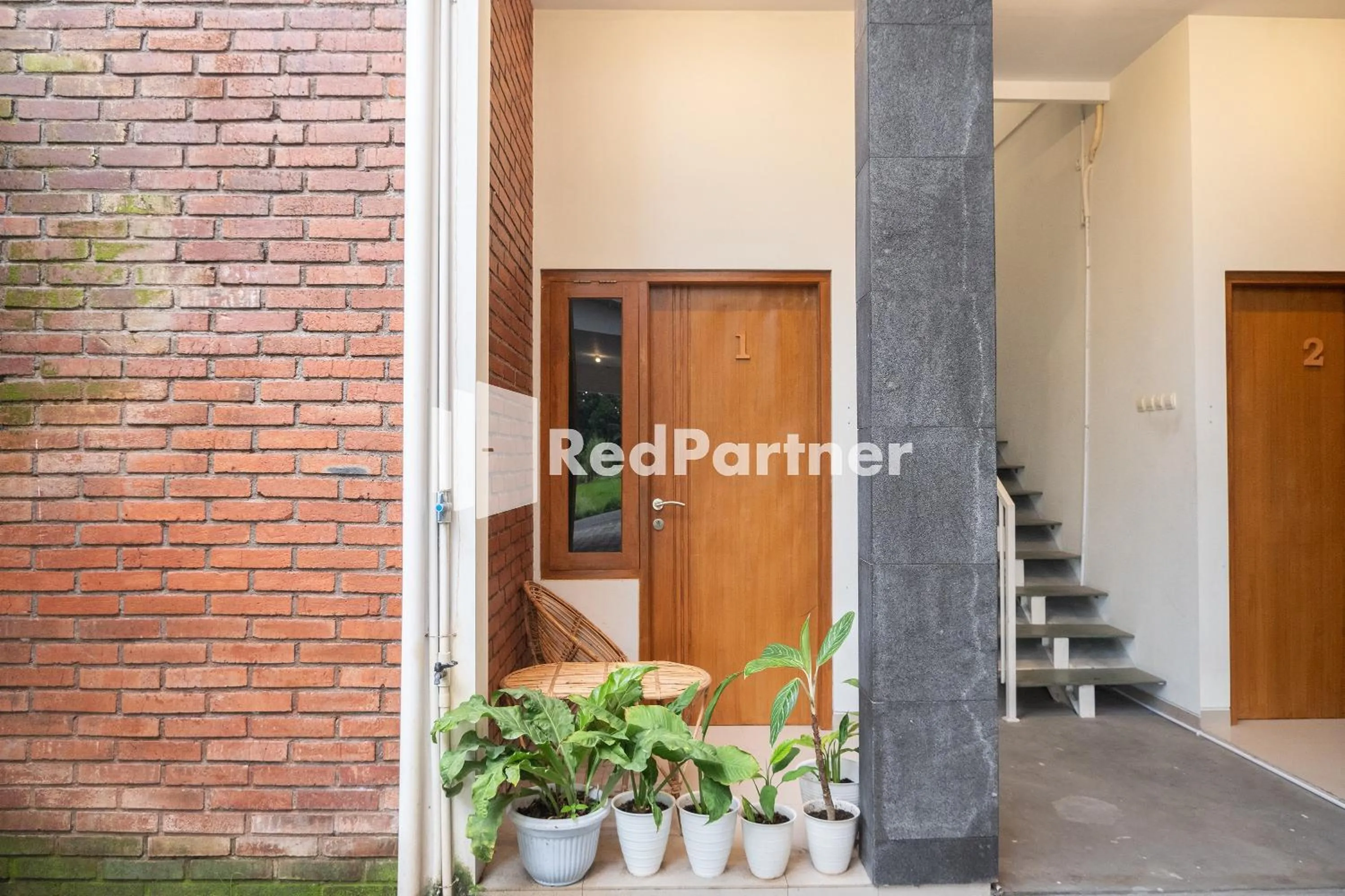 Floor plan in Twin House near UII Yogyakarta Mitra RedDoorz