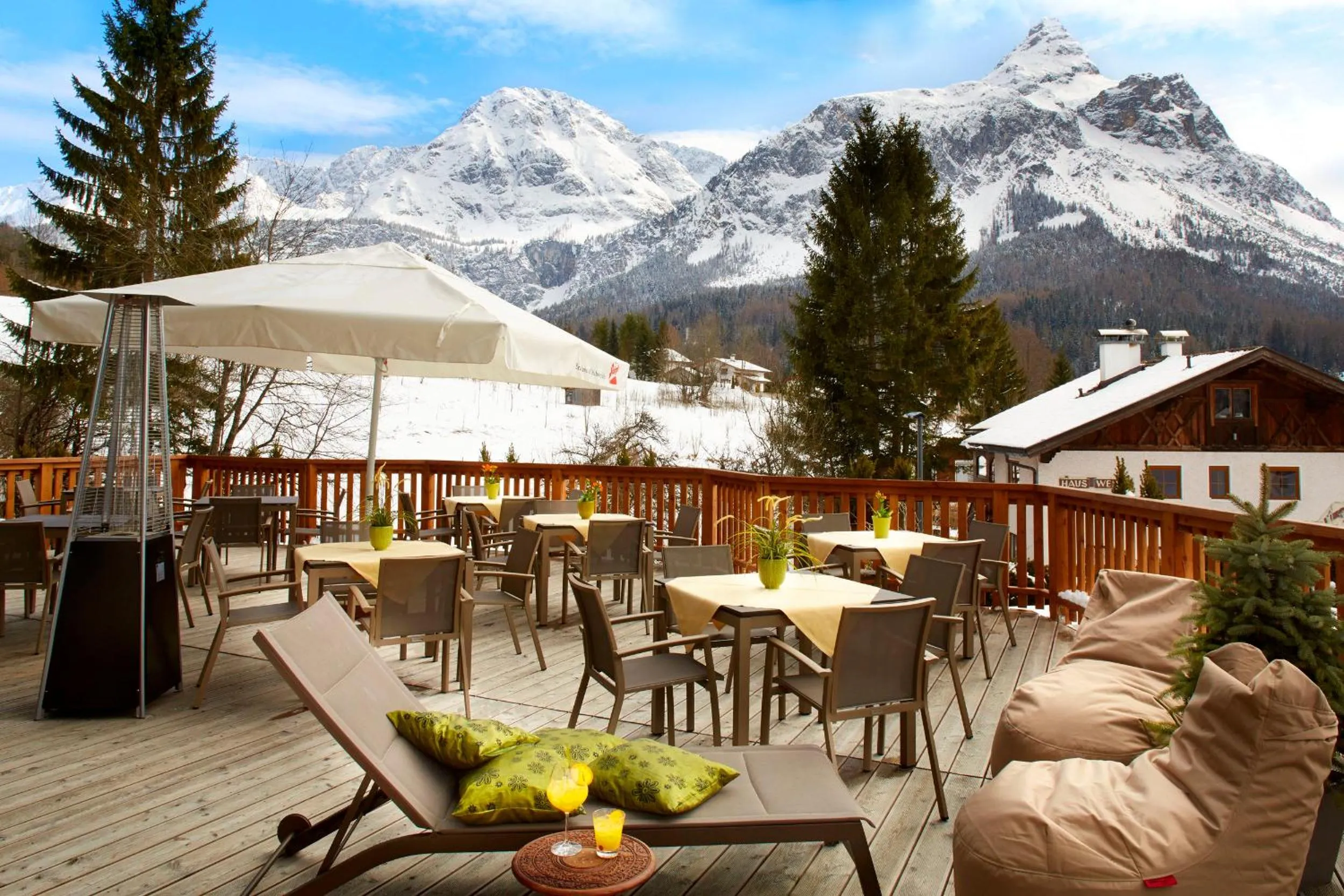 BBQ facilities in Sonnenburg Hotel