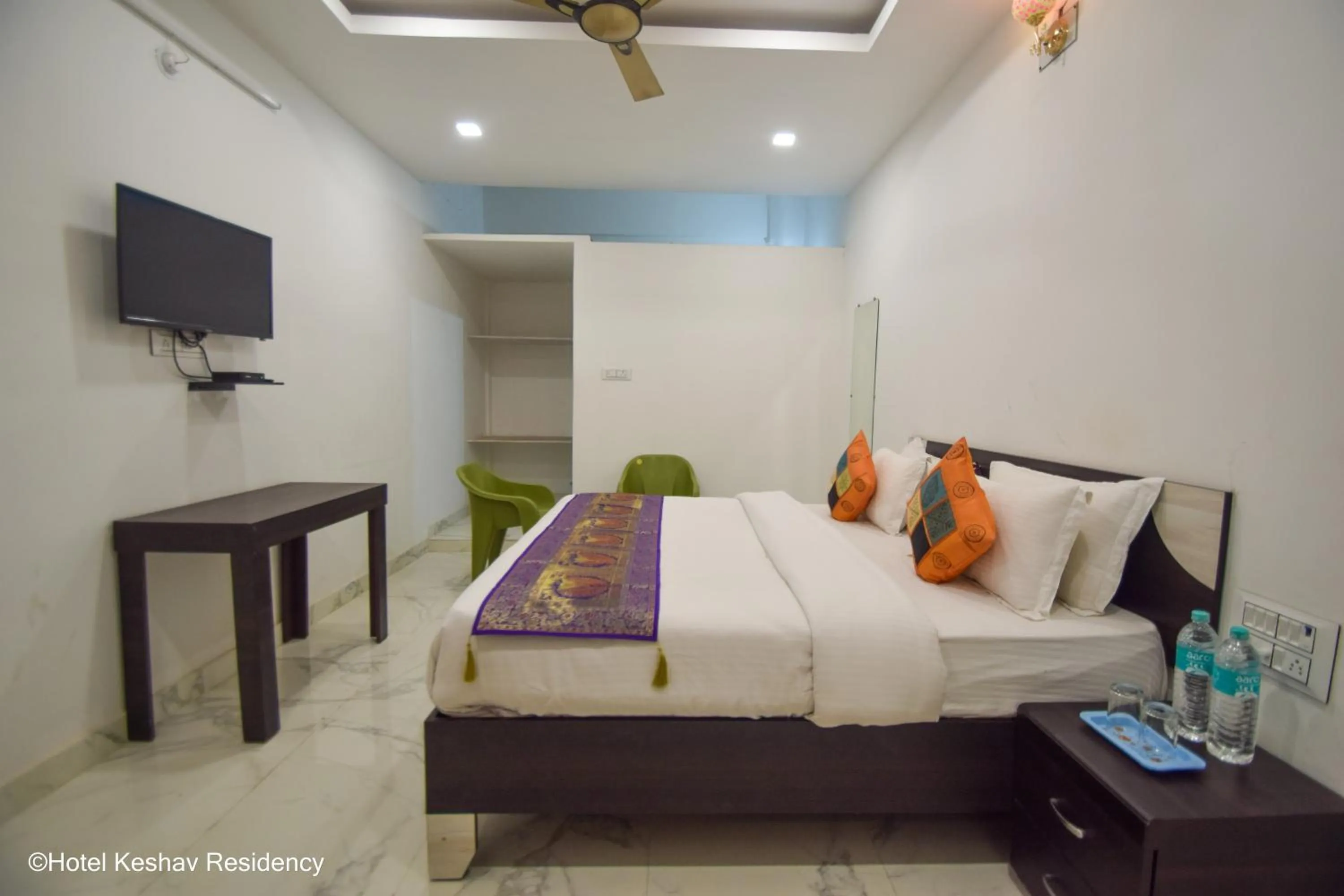 Photo of the whole room, Bed in Hotel Keshav Residency