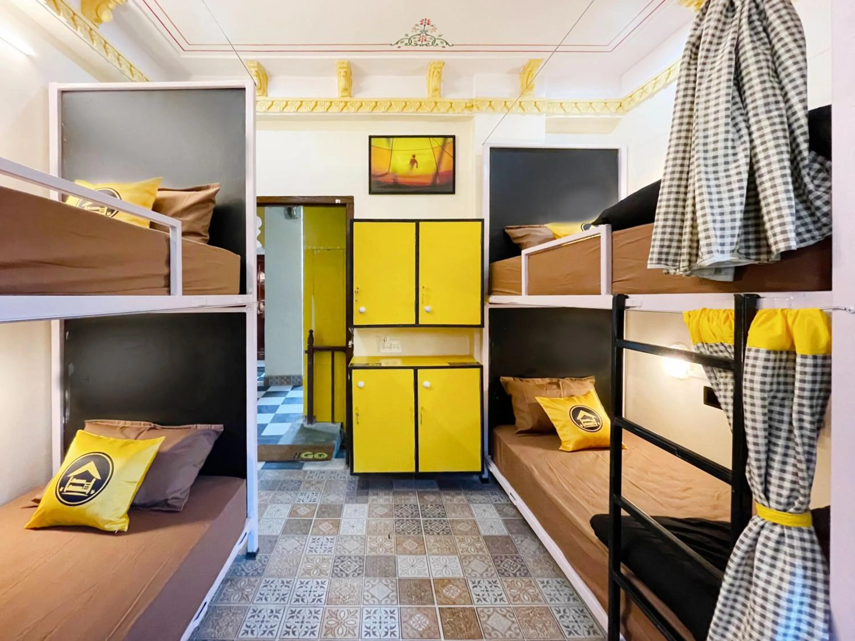 Bed in The Hosteller Udaipur