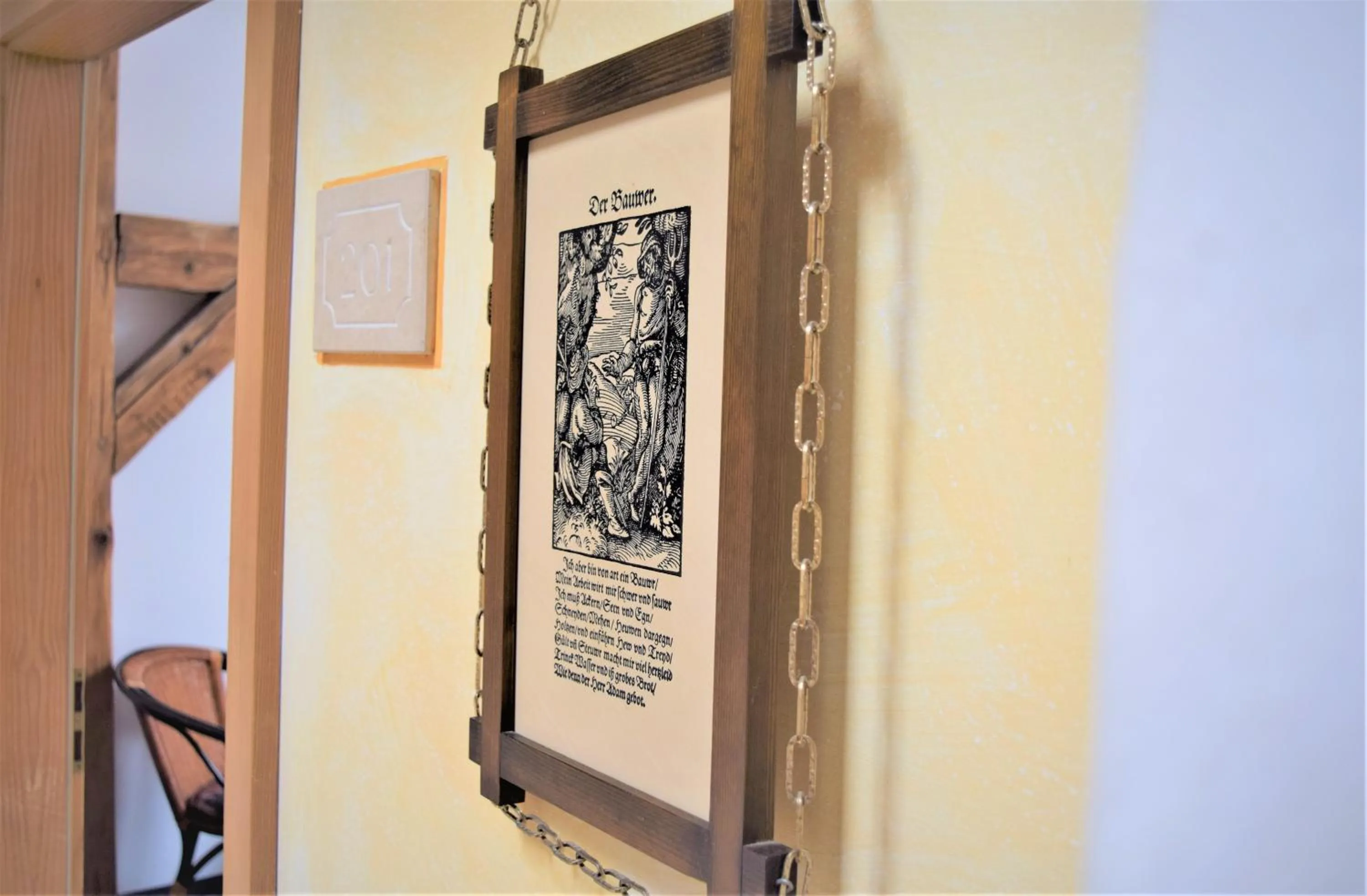 Decorative detail in Hotel zum Bräu