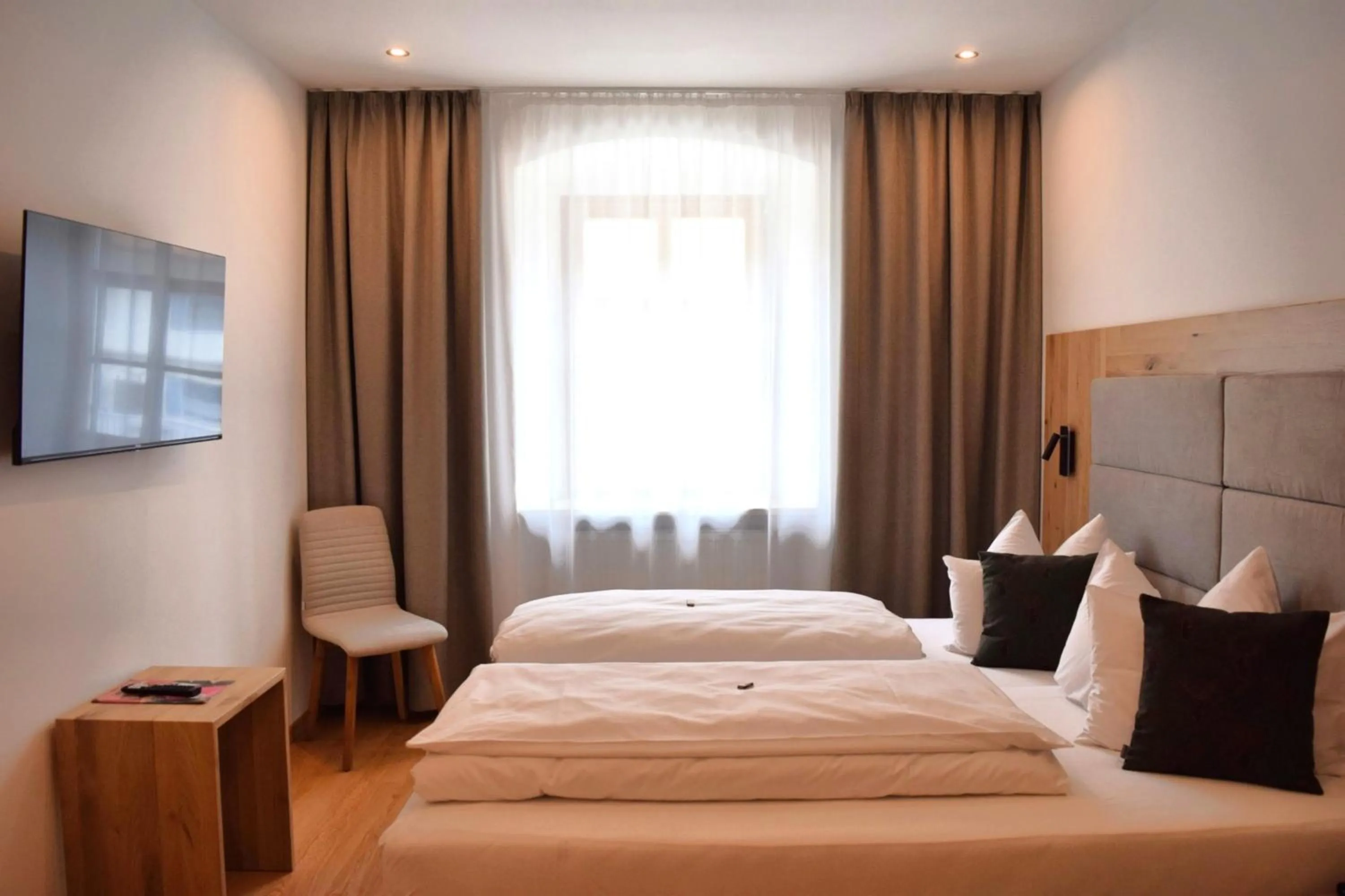 Bed in Hotel zum Bräu