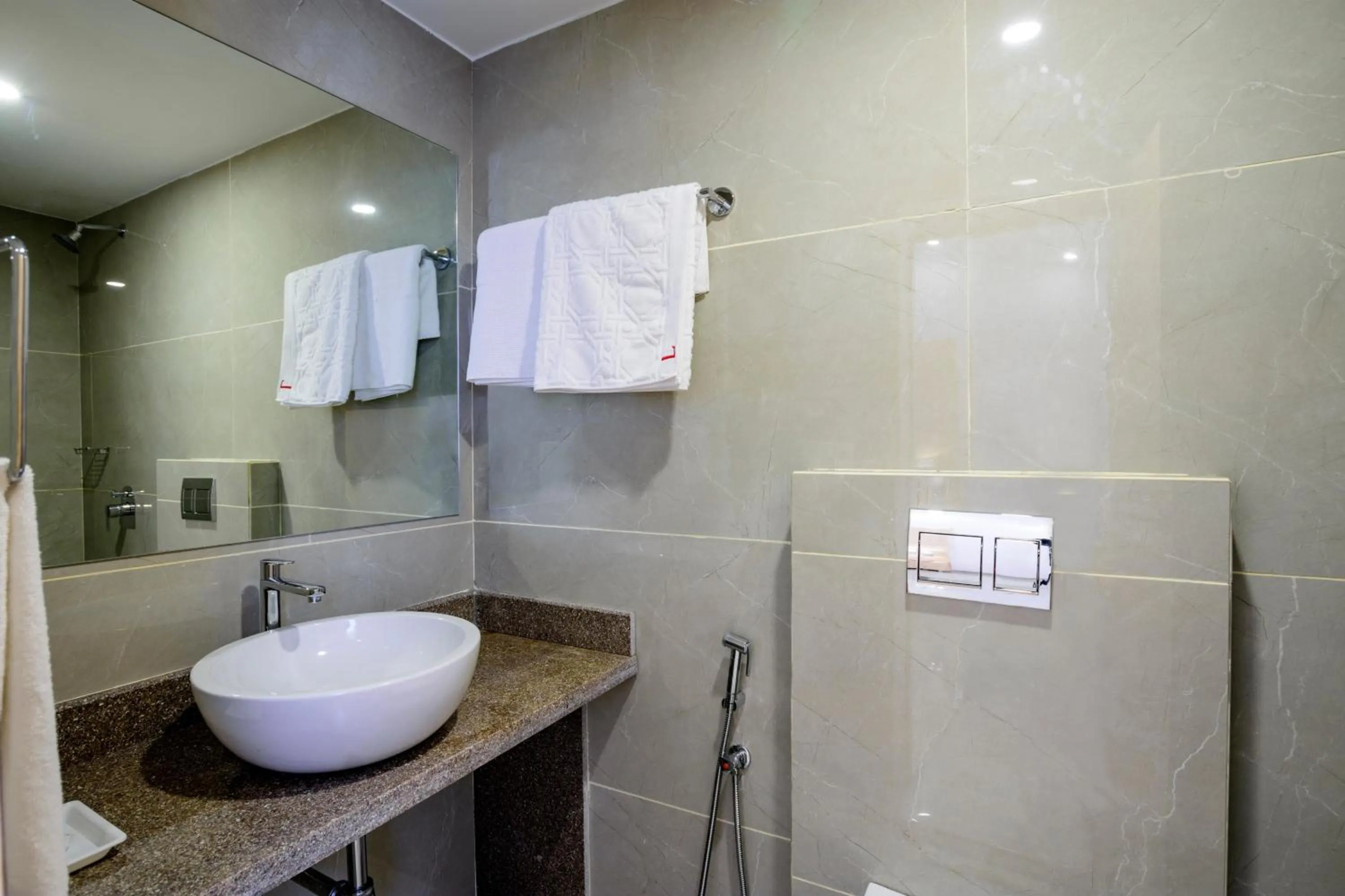 Bathroom in De Lagom Comforts, Anjuna Beach - A boutique hotel