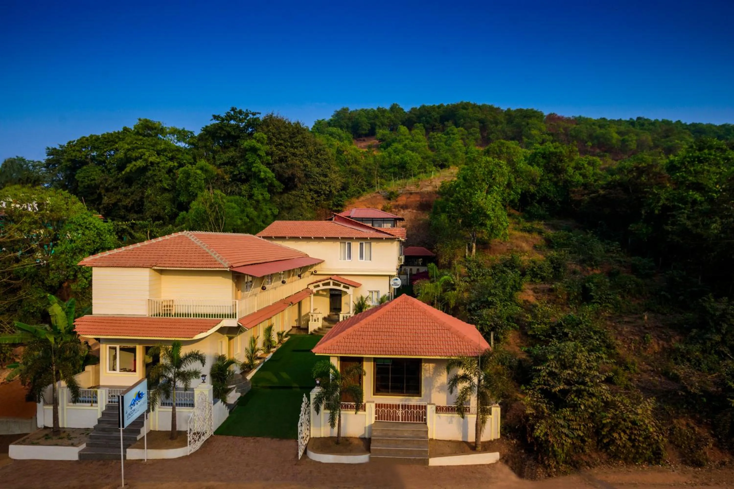 Bird's eye view in De Lagom Comforts, Anjuna Beach - A boutique hotel