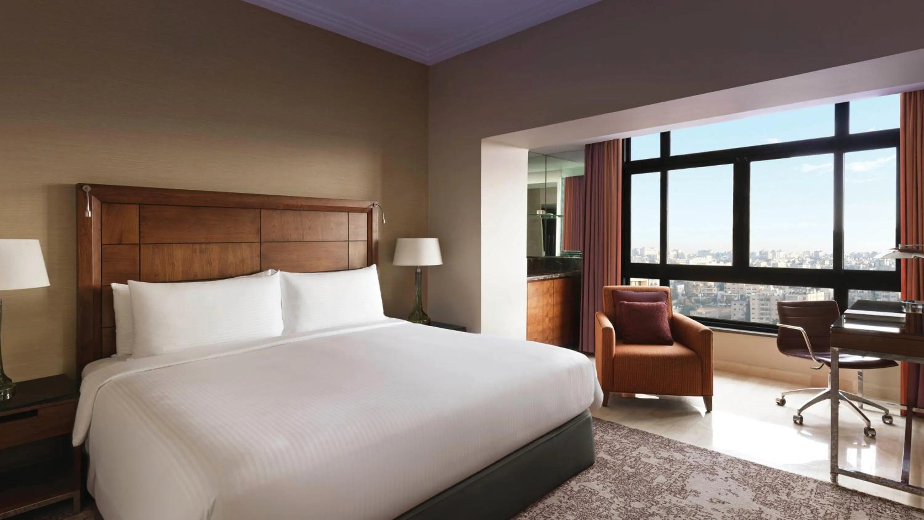 Photo of the whole room, Bed in InterContinental Amman Jordan by IHG