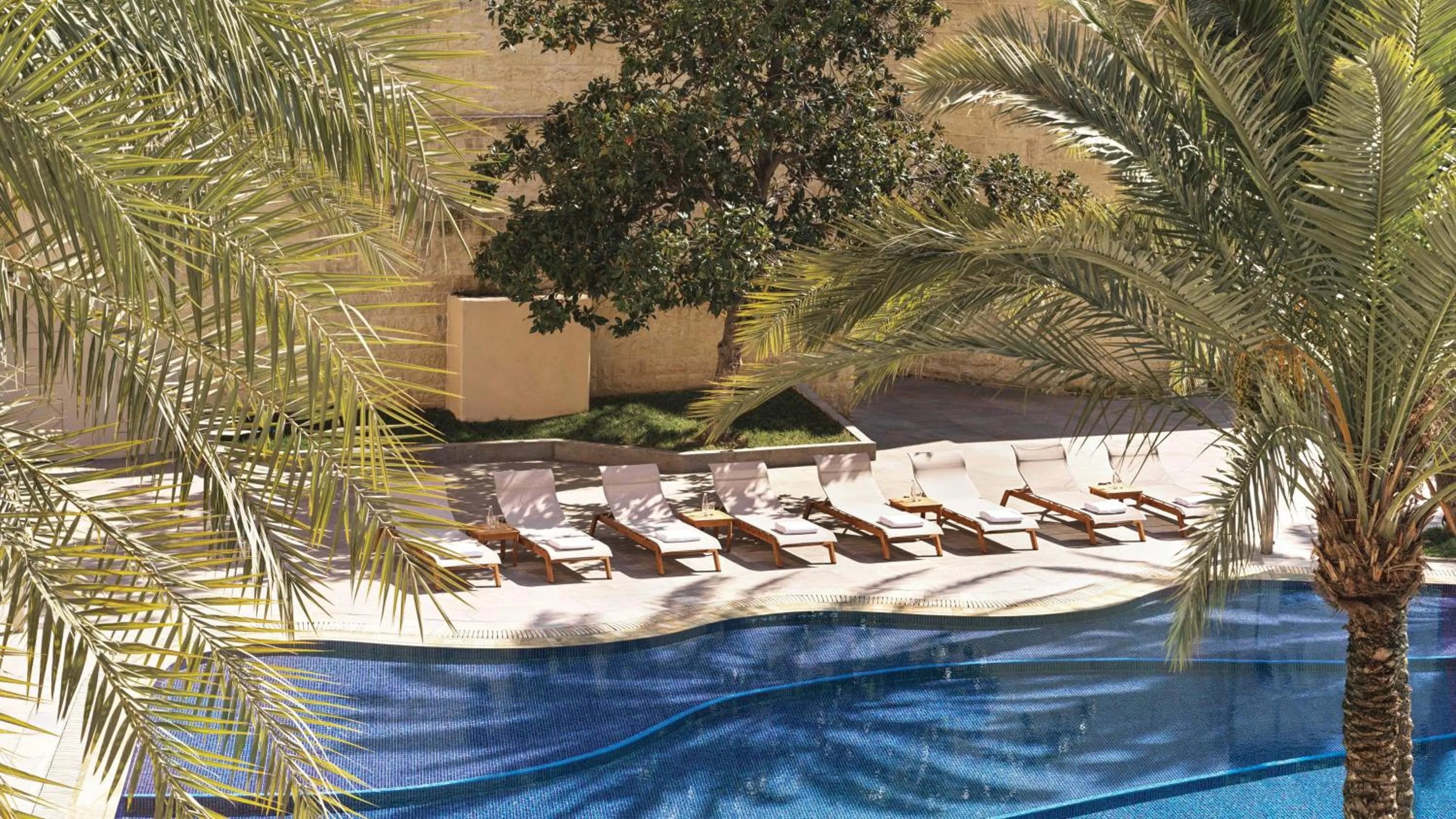 Swimming pool in InterContinental Amman Jordan by IHG