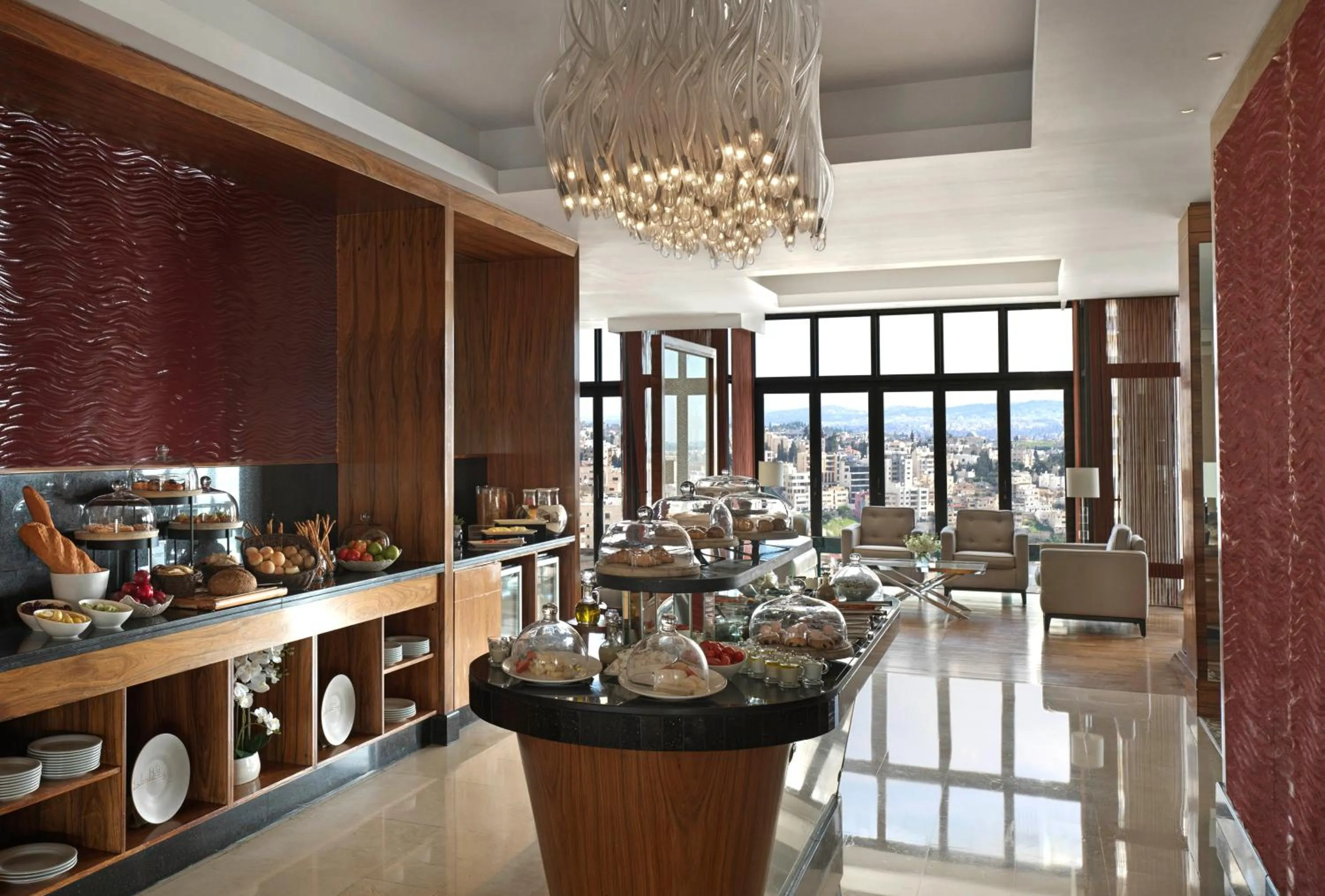 Lounge or bar in InterContinental Amman Jordan by IHG