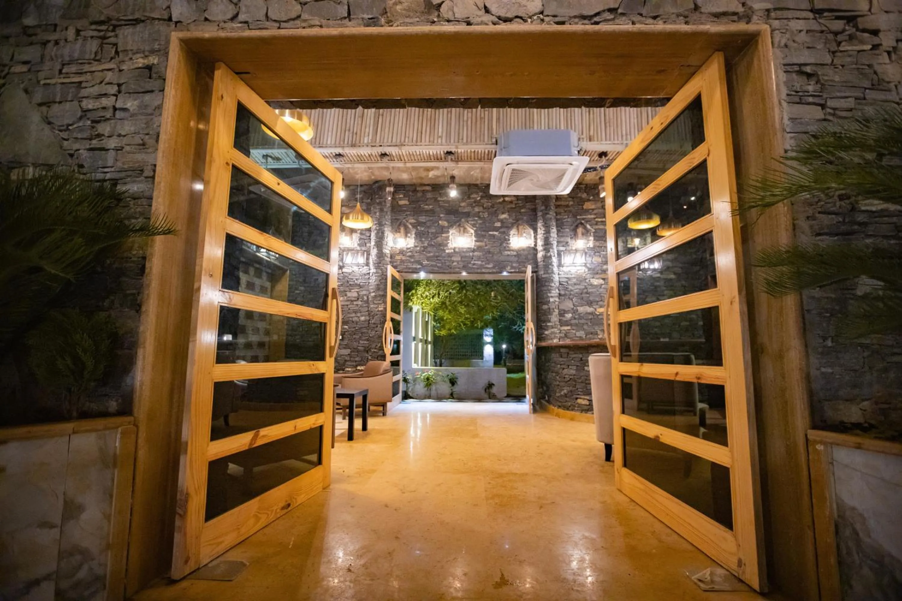 Facade/entrance in Nature Village Resort