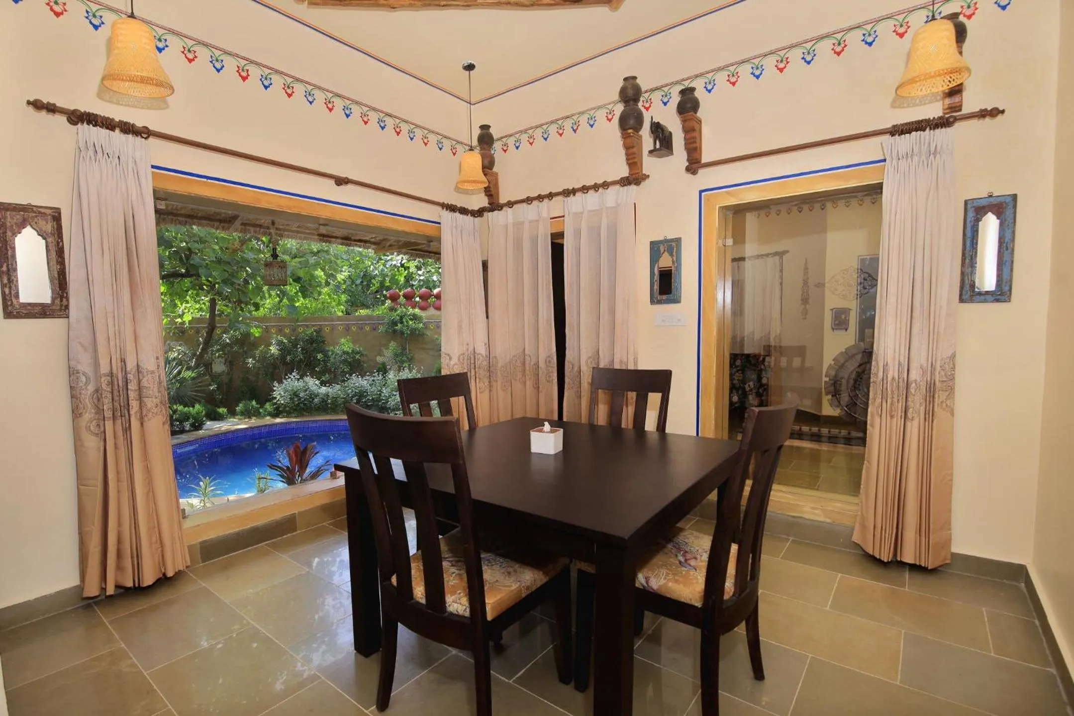 Patio in Nature Village Resort