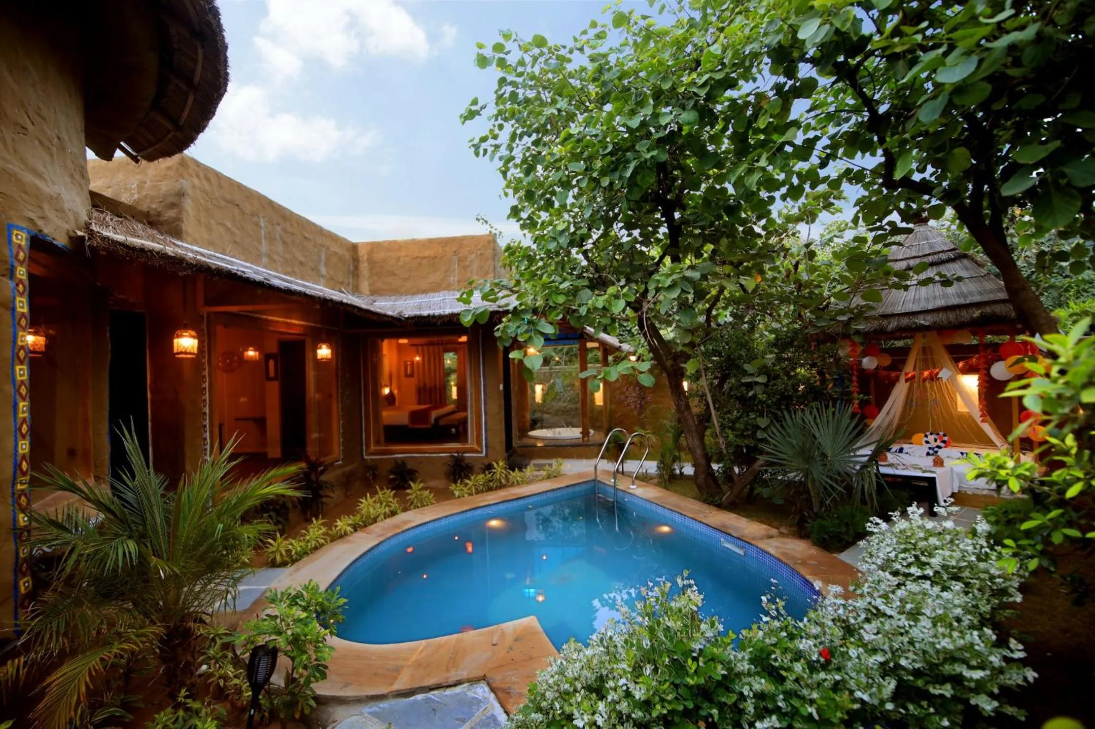 Patio in Nature Village Resort