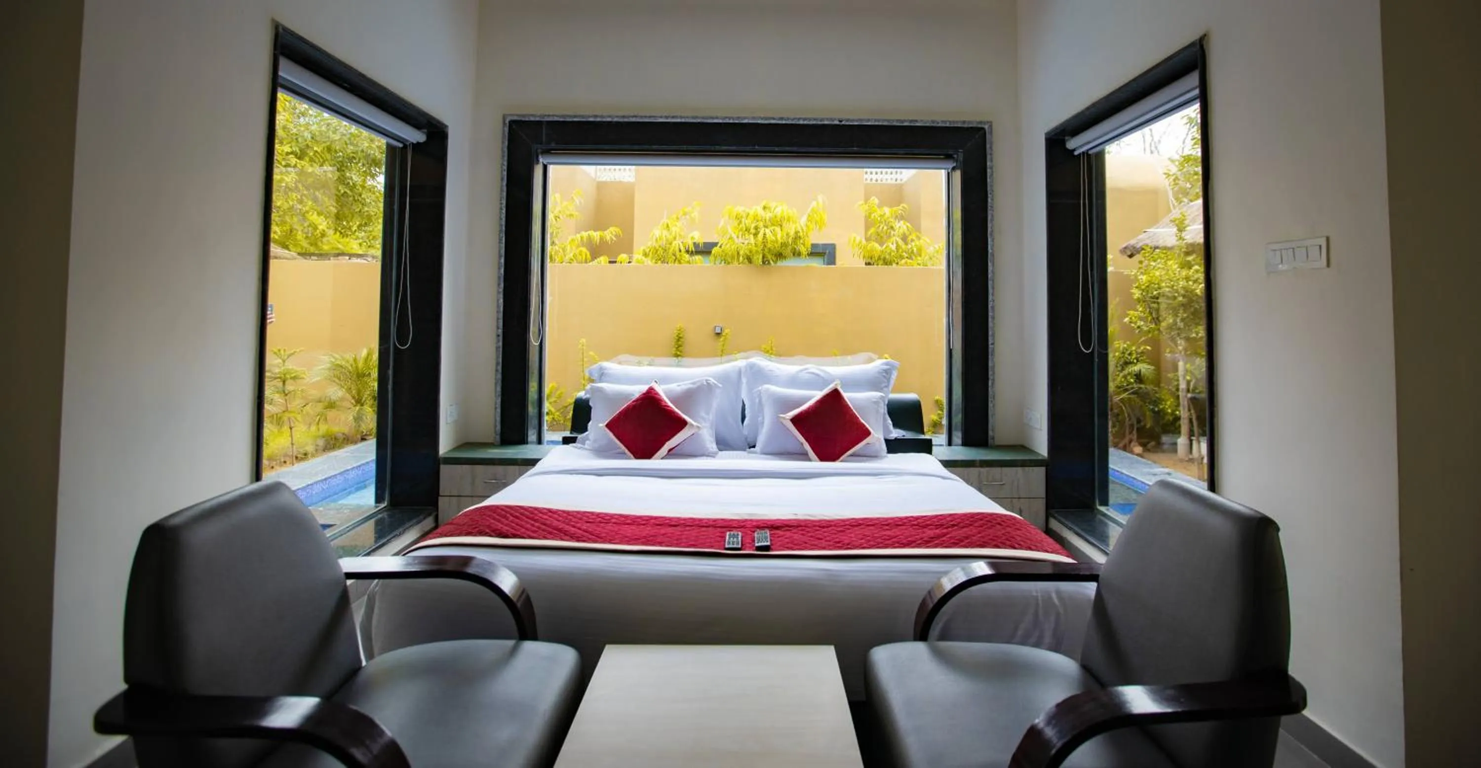 Bed in Nature Village Resort