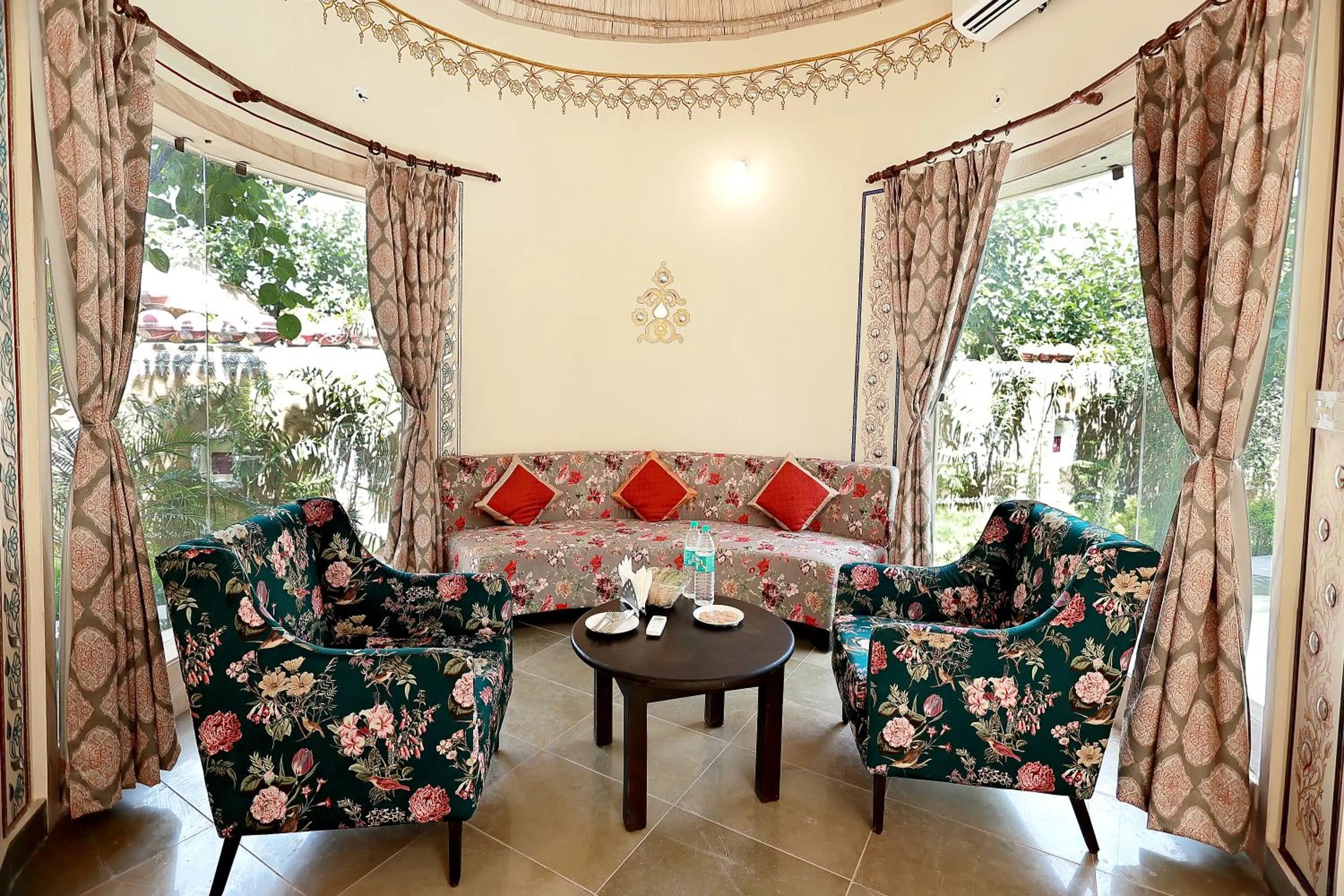 Seating area in Nature Village Resort