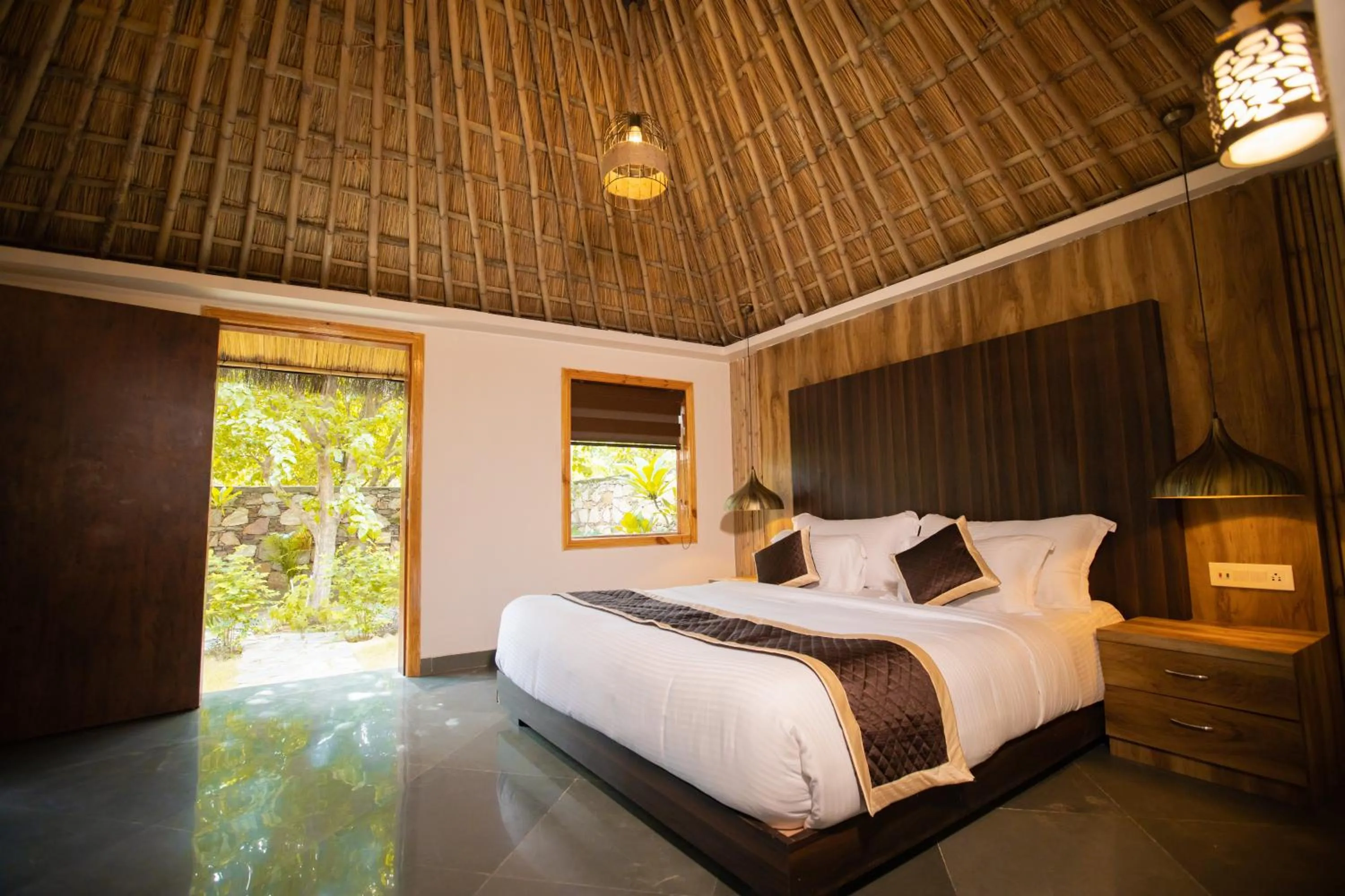 Bed in Nature Village Resort