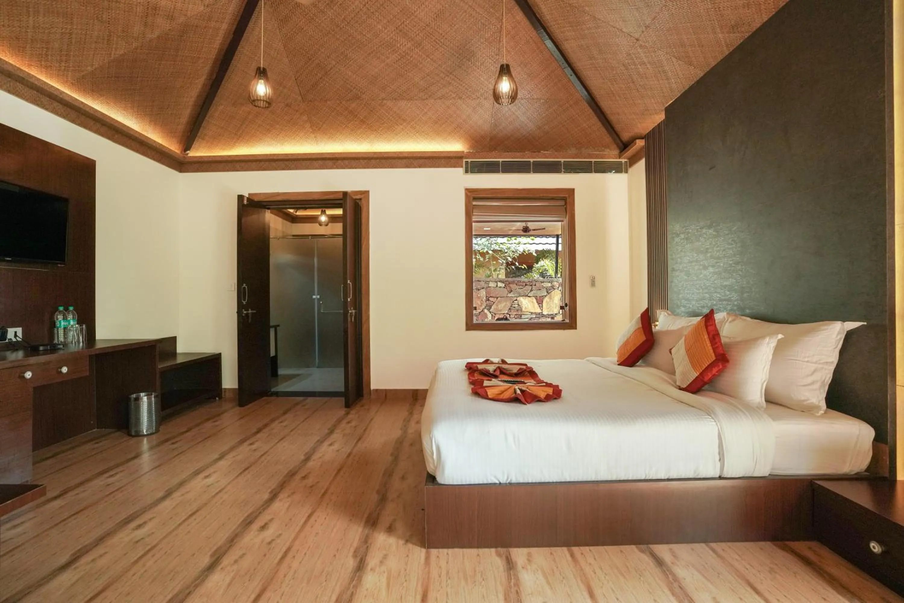 Bed in Nature Village Resort