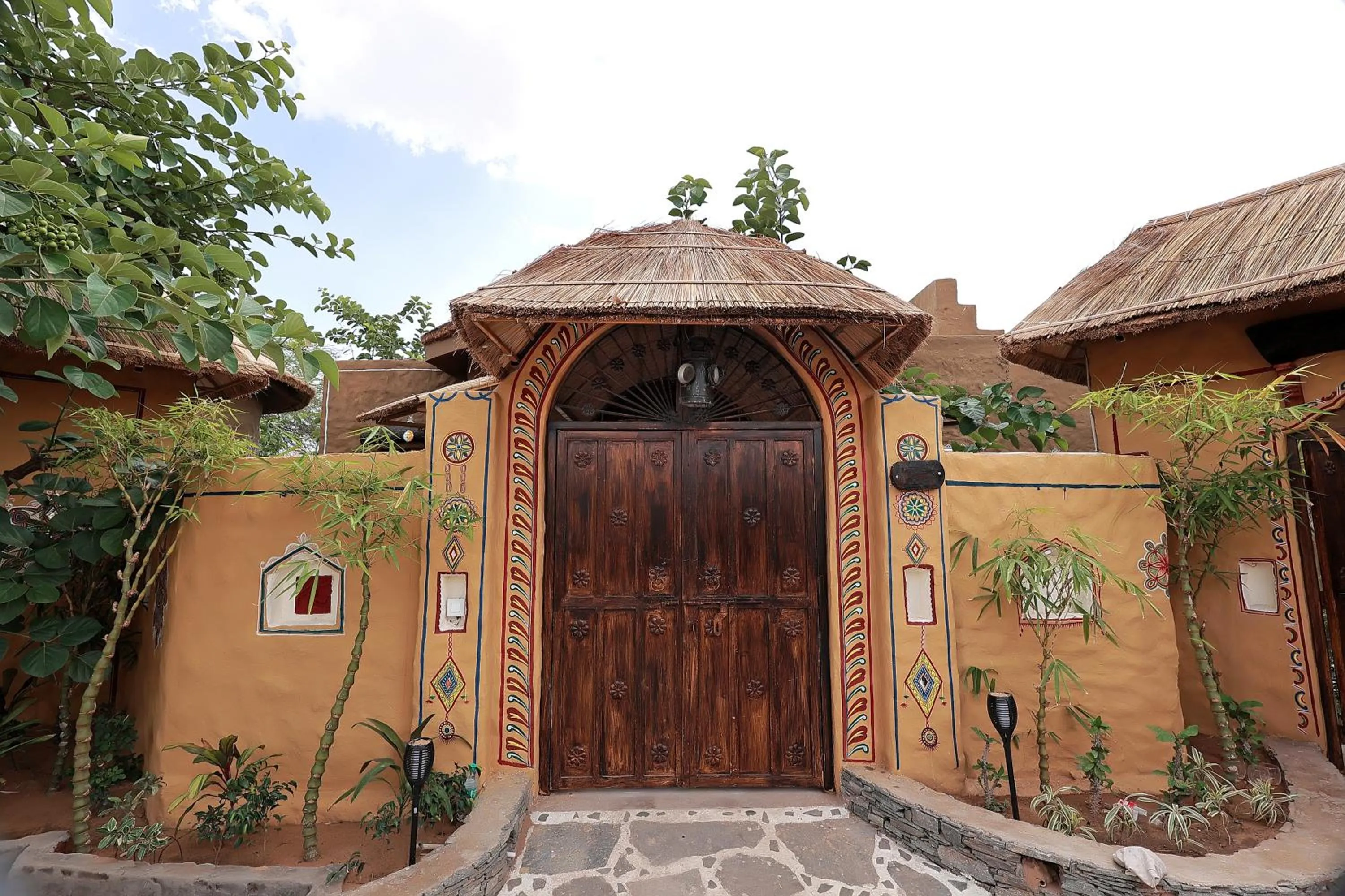 Facade/entrance in Nature Village Resort