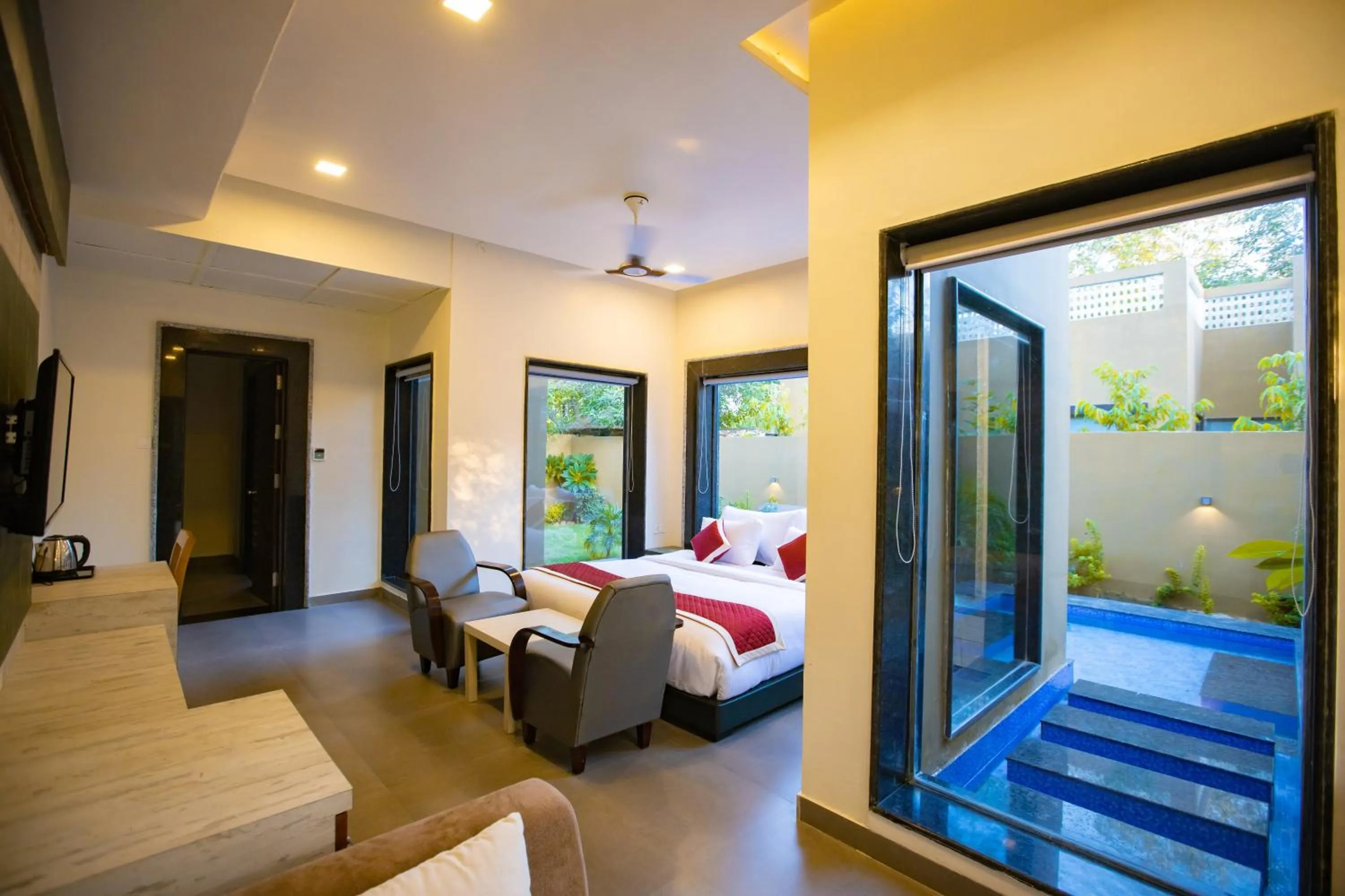 Bed in Nature Village Resort