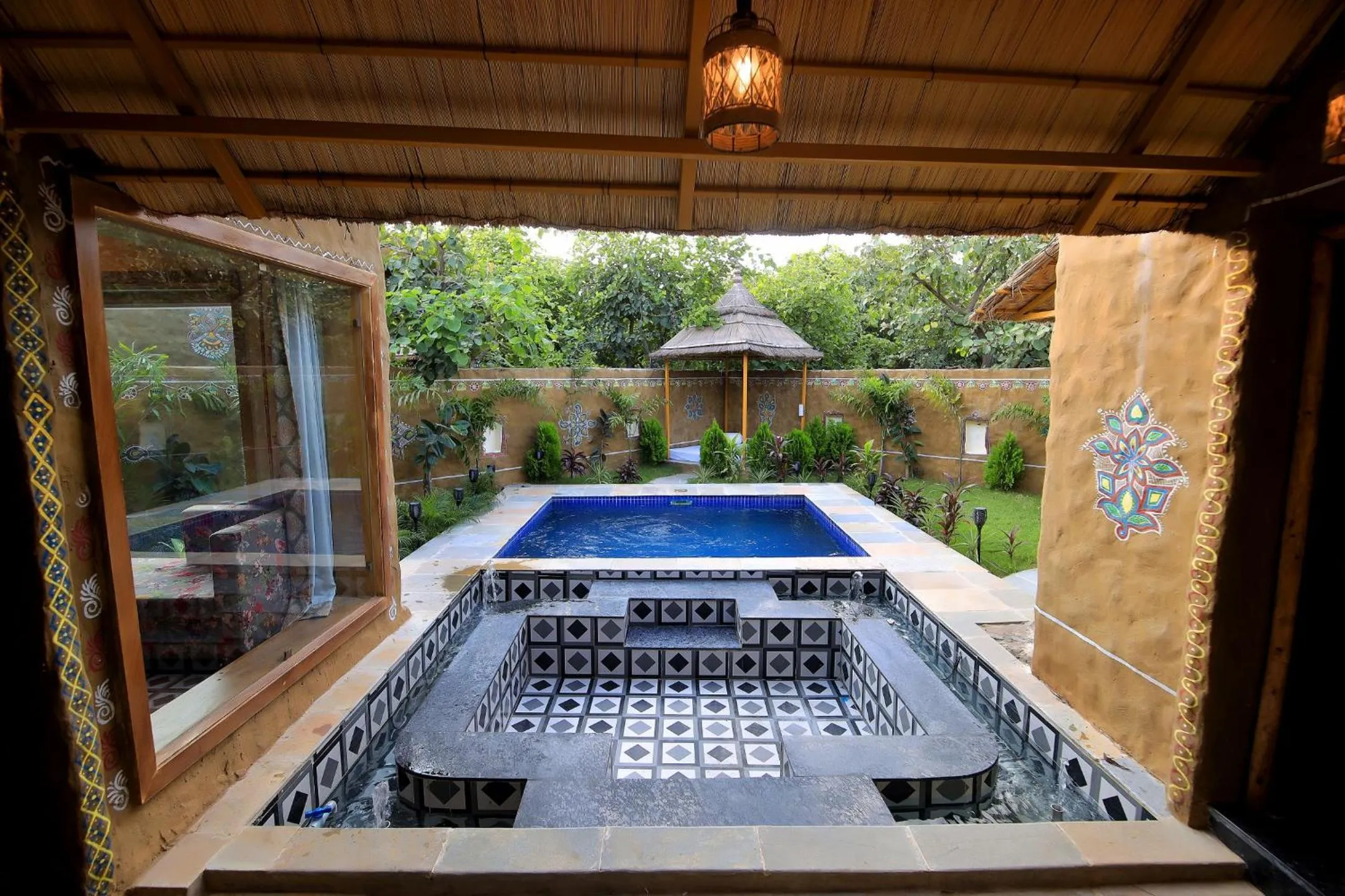 Pool view in Nature Village Resort