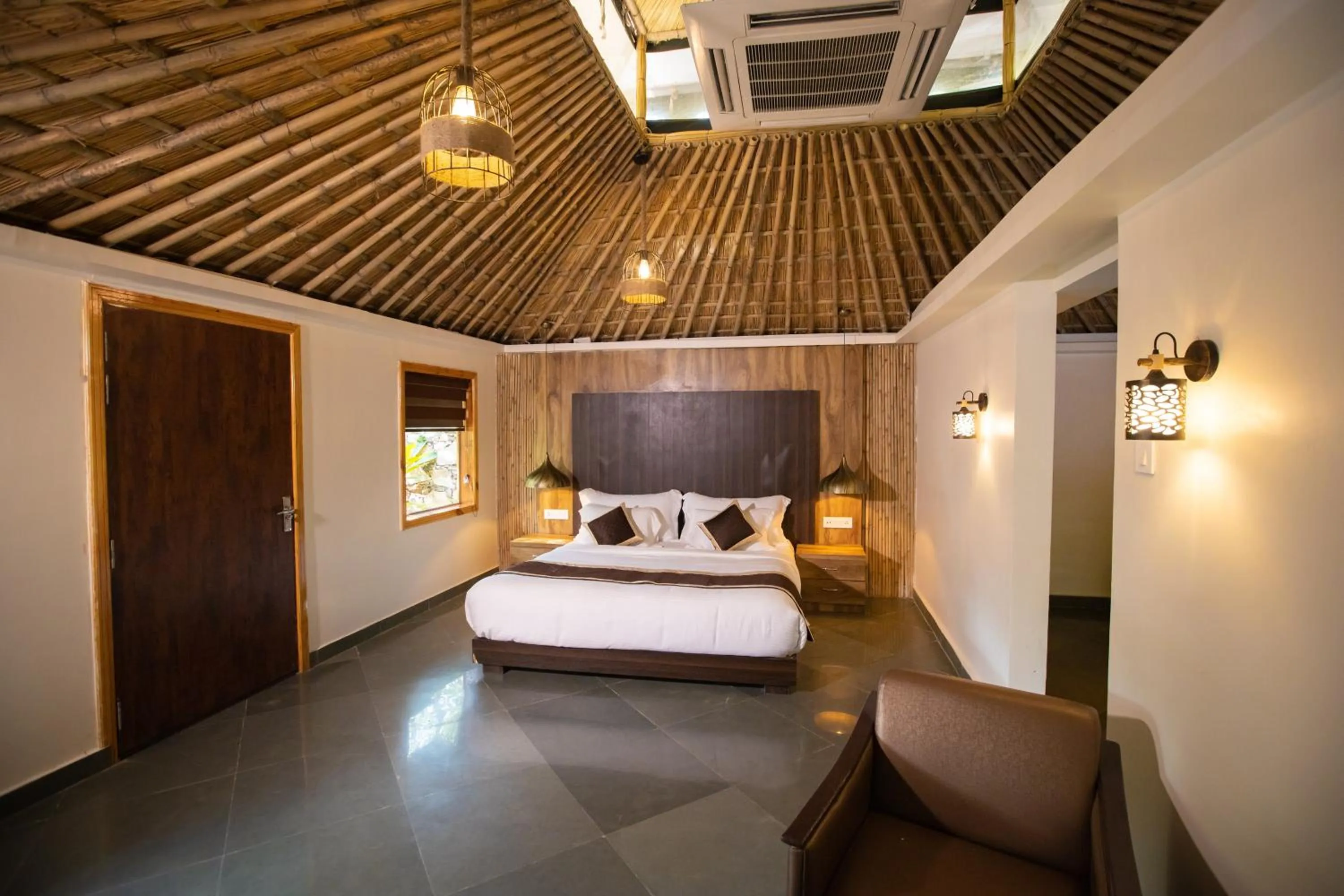 Bed in Nature Village Resort
