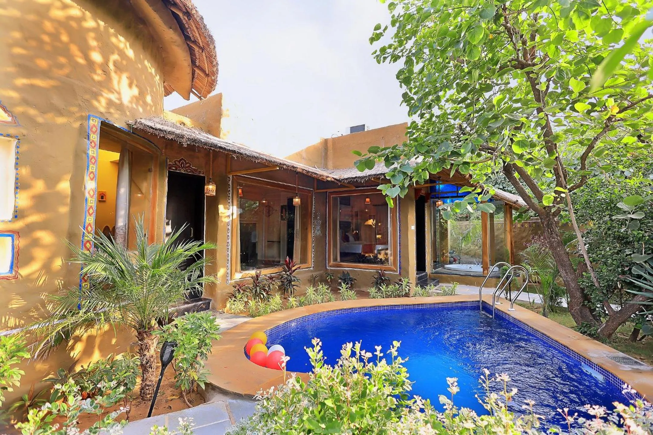 Patio in Nature Village Resort